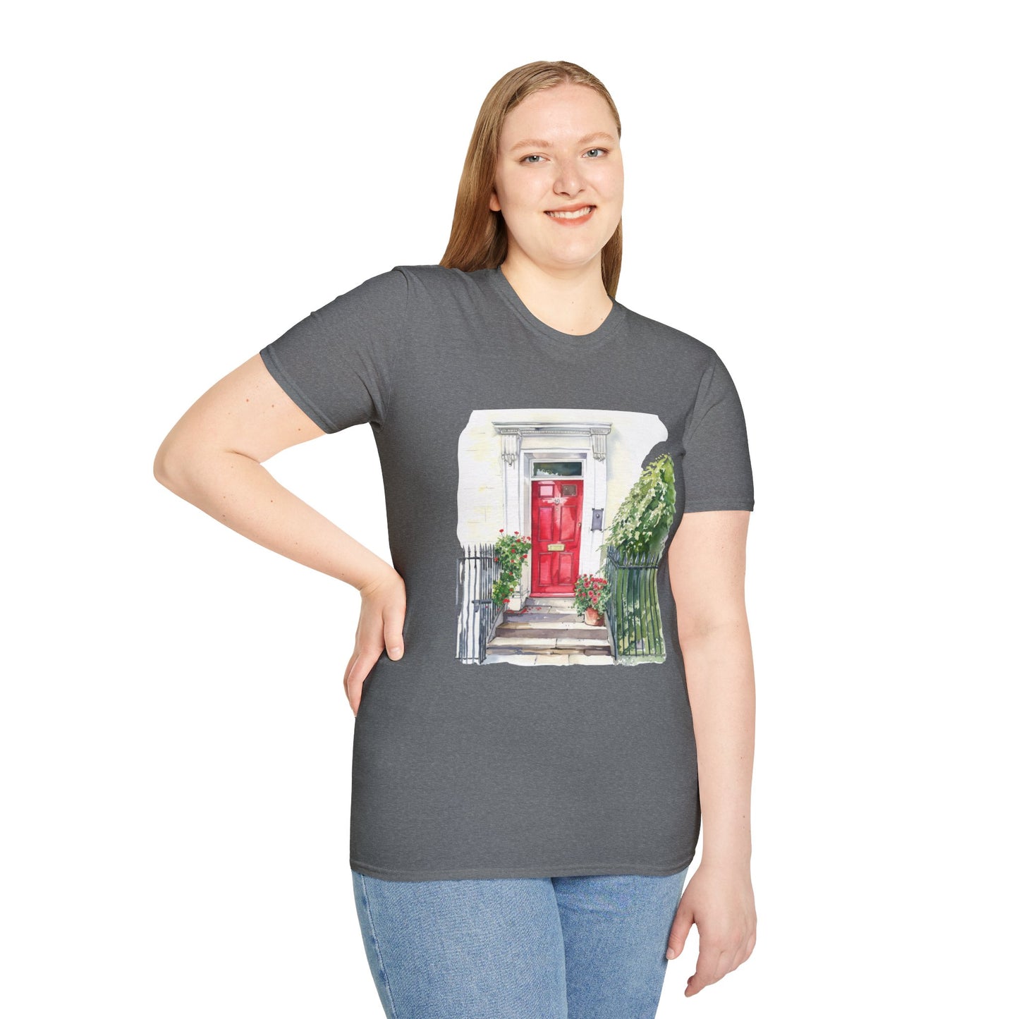 Unisex Softstyle T-Shirt - England Aesthetics - Embracing Classic British Charm and Style