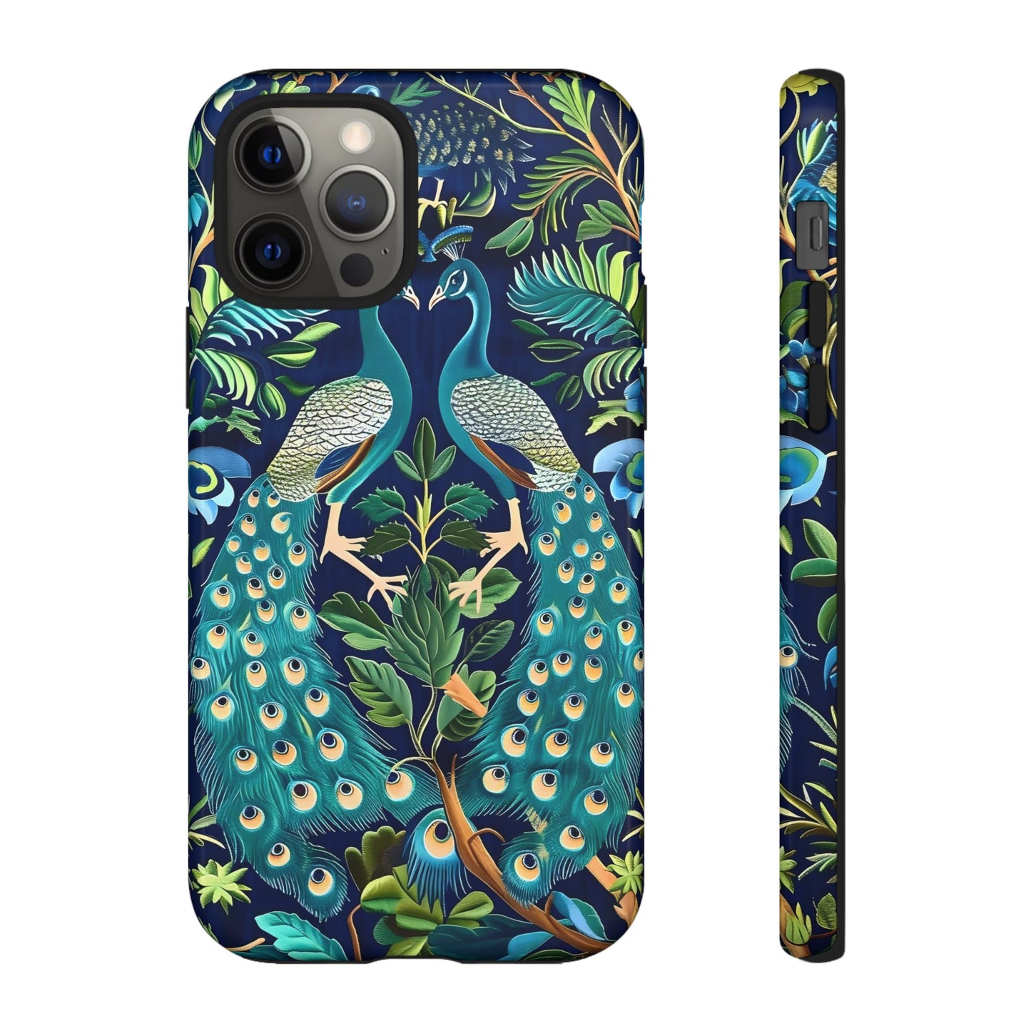 Peacock Tough Phone Case - Colorful Protective Cover, Nature Lover Gift, Stylish Accessory for Celebrations