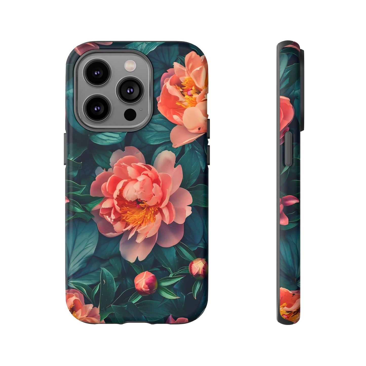 Floral Phone Case - Tough Cases, Flower Design, Botanical Art, Phone Accessory, Gift for Her, Nature Lovers