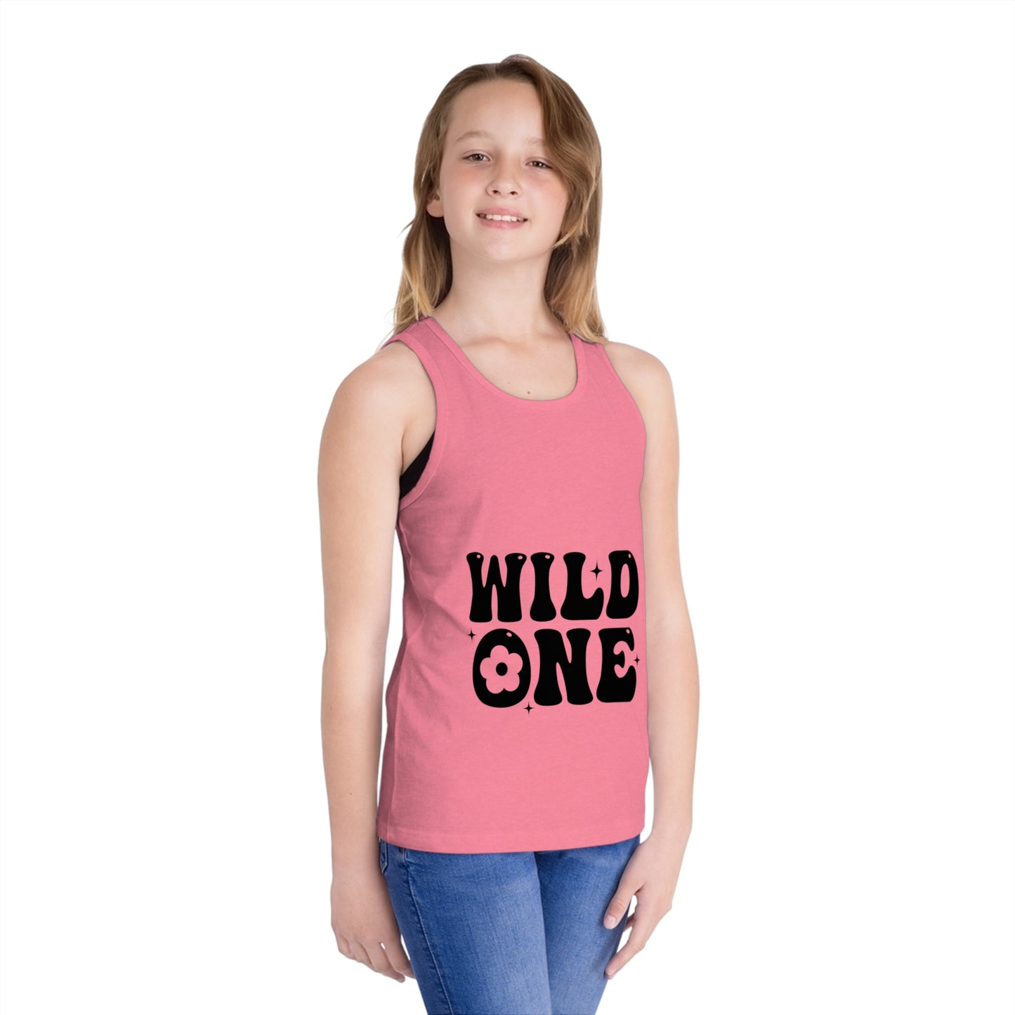 Wild One Kids' Jersey Tank Top - Playful Summer Style for Little Adventurers