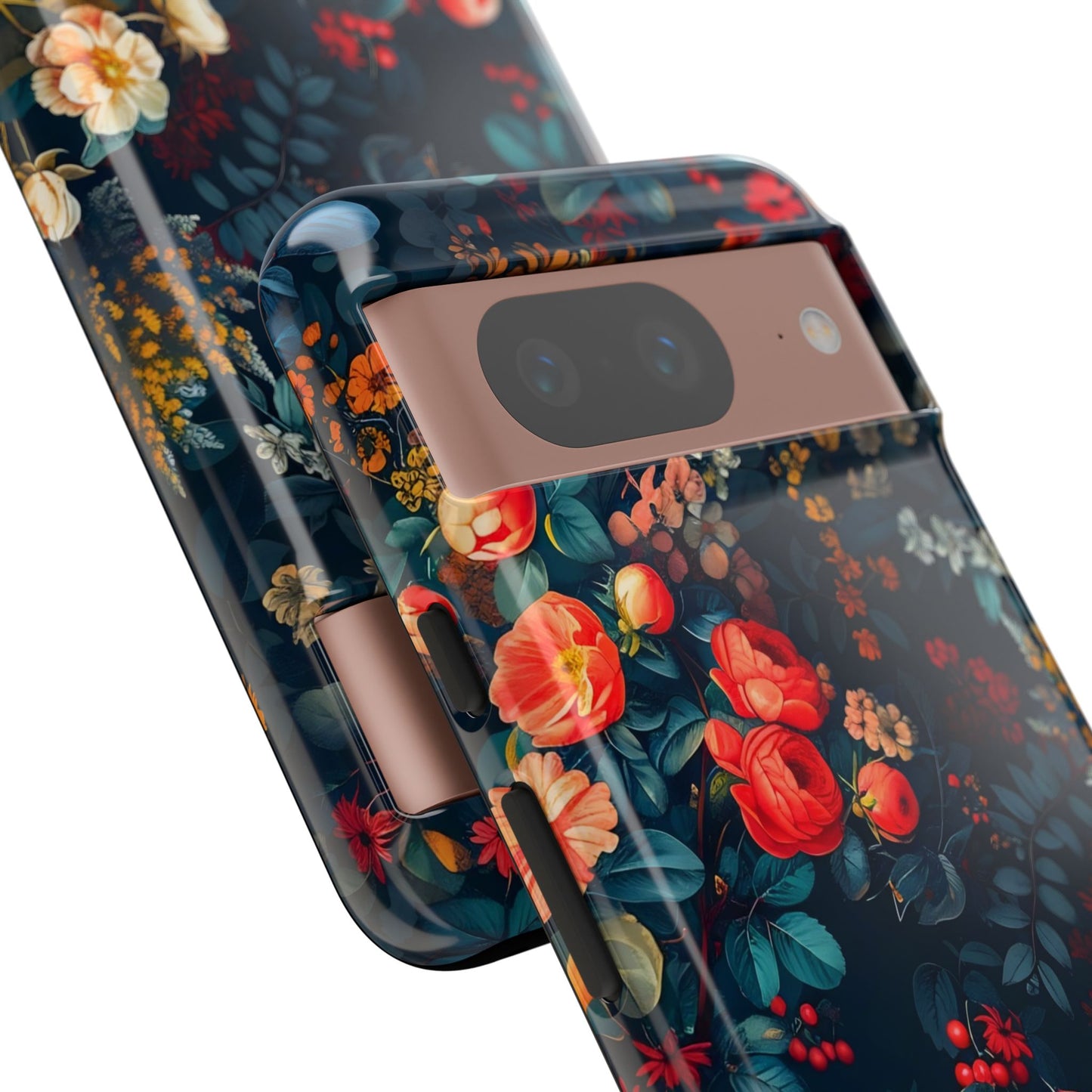 Floral Phone Case - Tough Cases, iPhone Protection, Elegant Floral Design, Gift for Her, Stylish Tech Accessory
