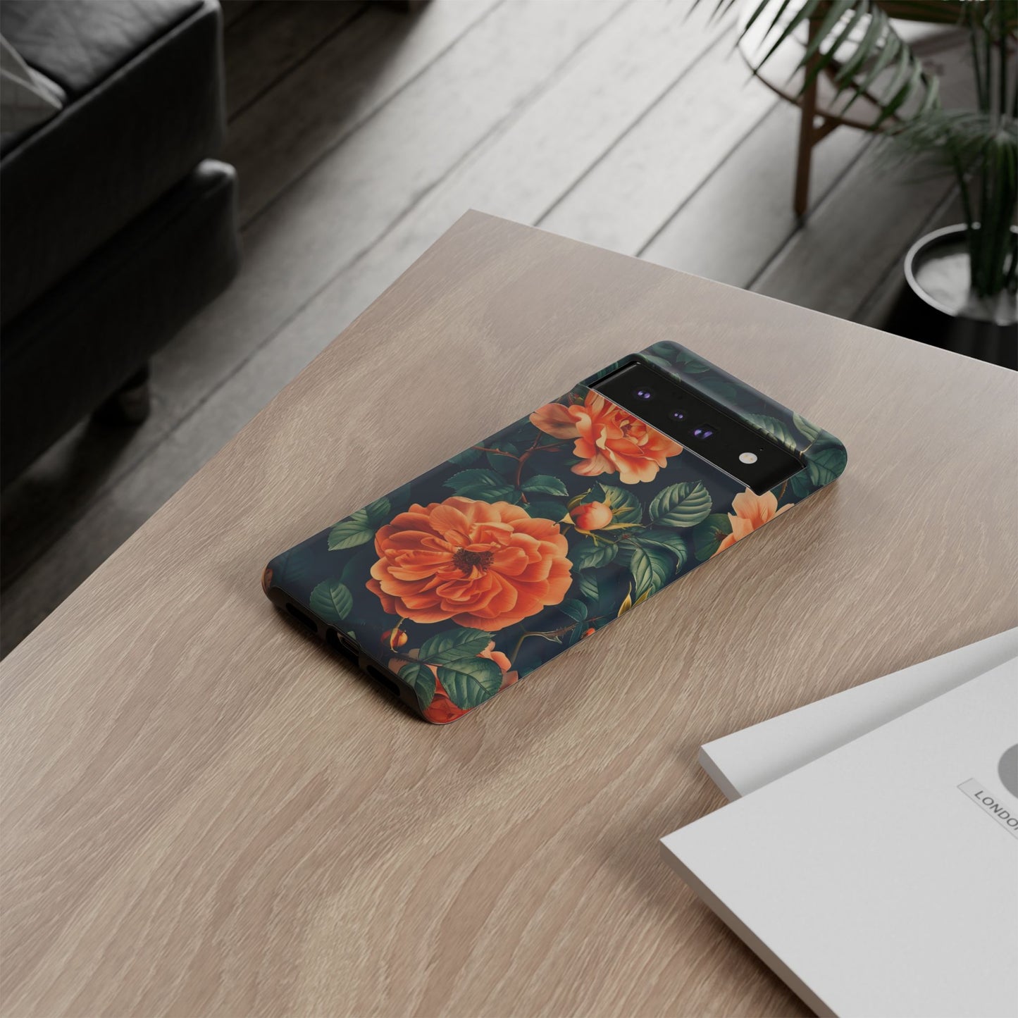 Floral Phone Case, Tough Cases for Nature Lovers, Botanical Design, Phone Protection, Gift for Her, Trending Floral Accessories