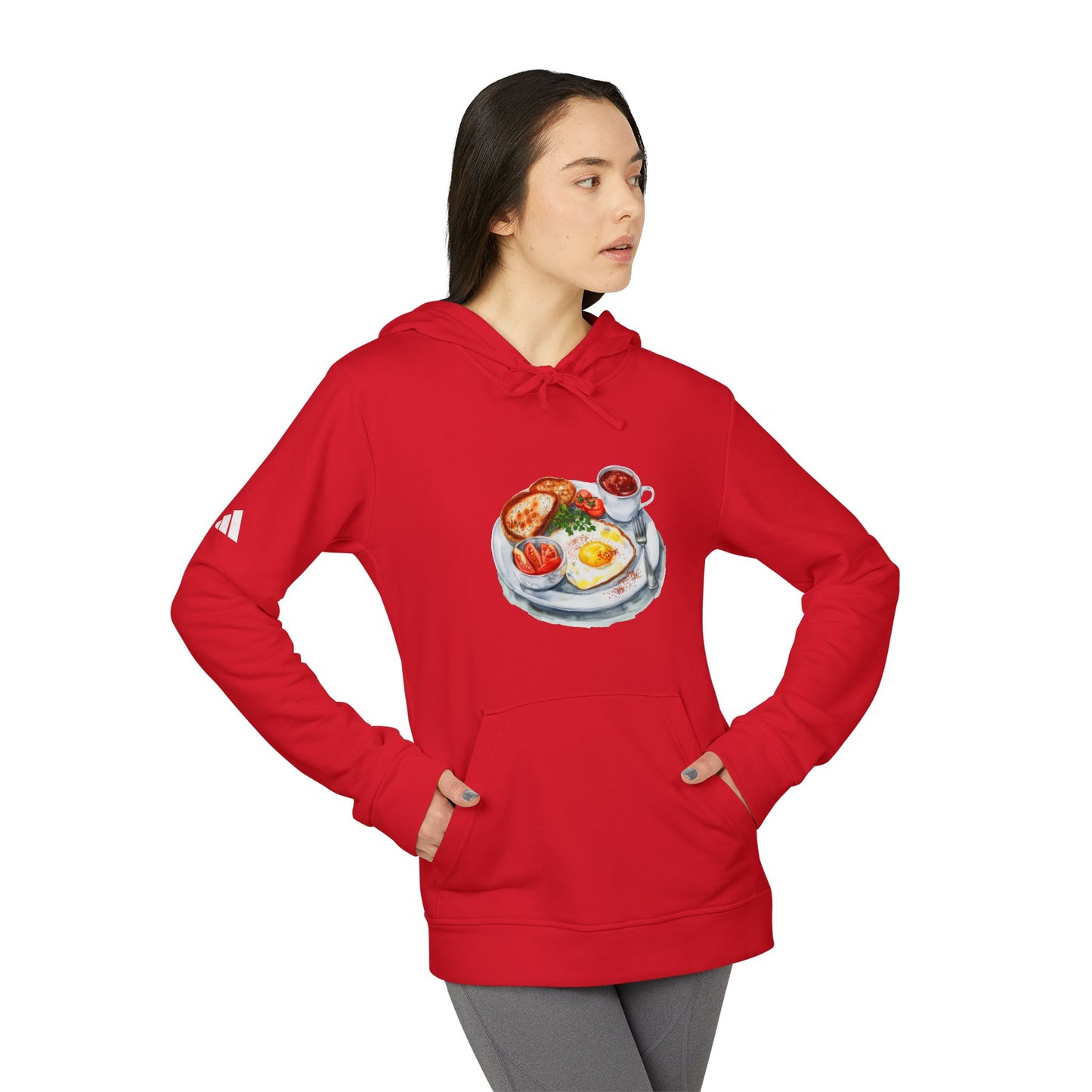 Breakfast Lover's Fleece Hoodie - Cozy Unisex Design