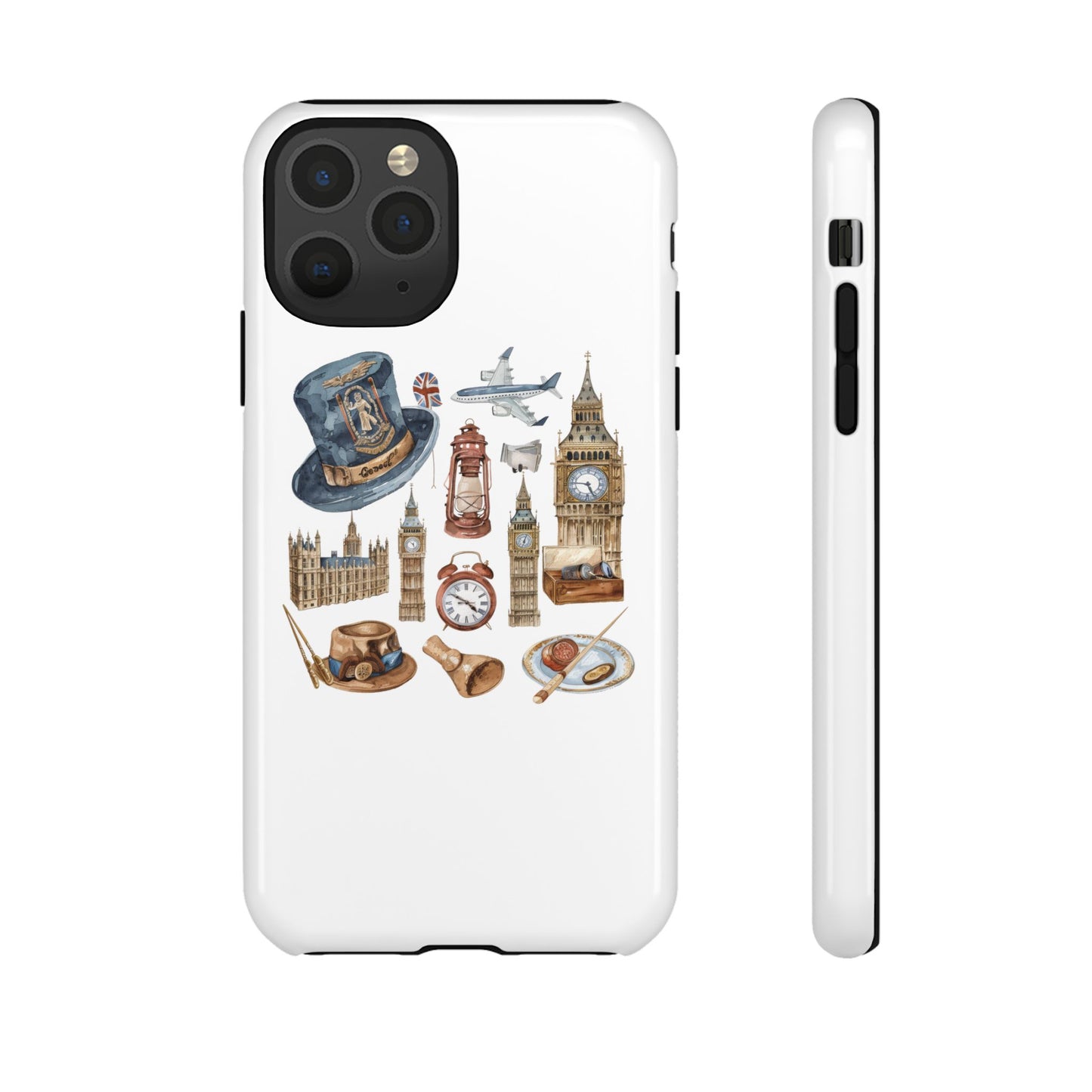 London-Themed Phone Case, Durable iPhone Cover, Gift for Travelers, Unique Cell Phone Accessories, Stylish Gadget Protection