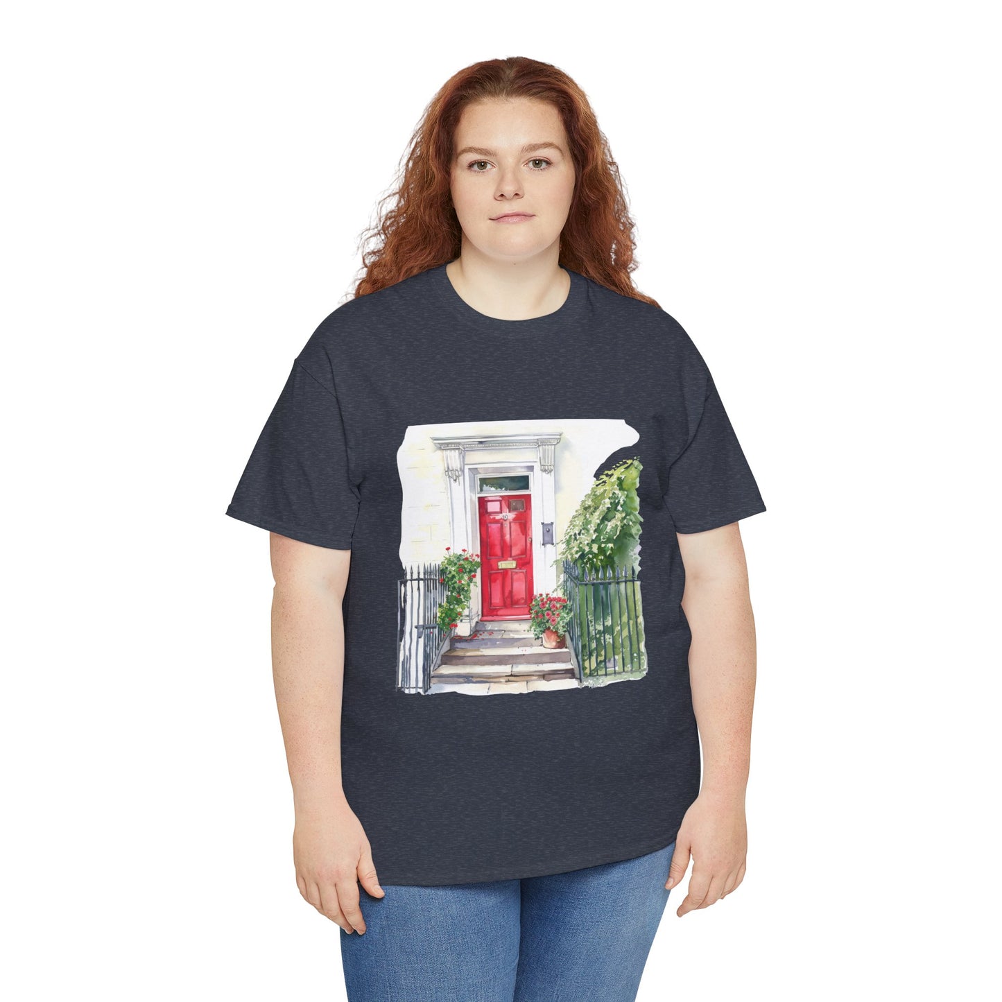 Unisex Heavy Cotton Tee - Embracing Classic British Nature Charm and Style