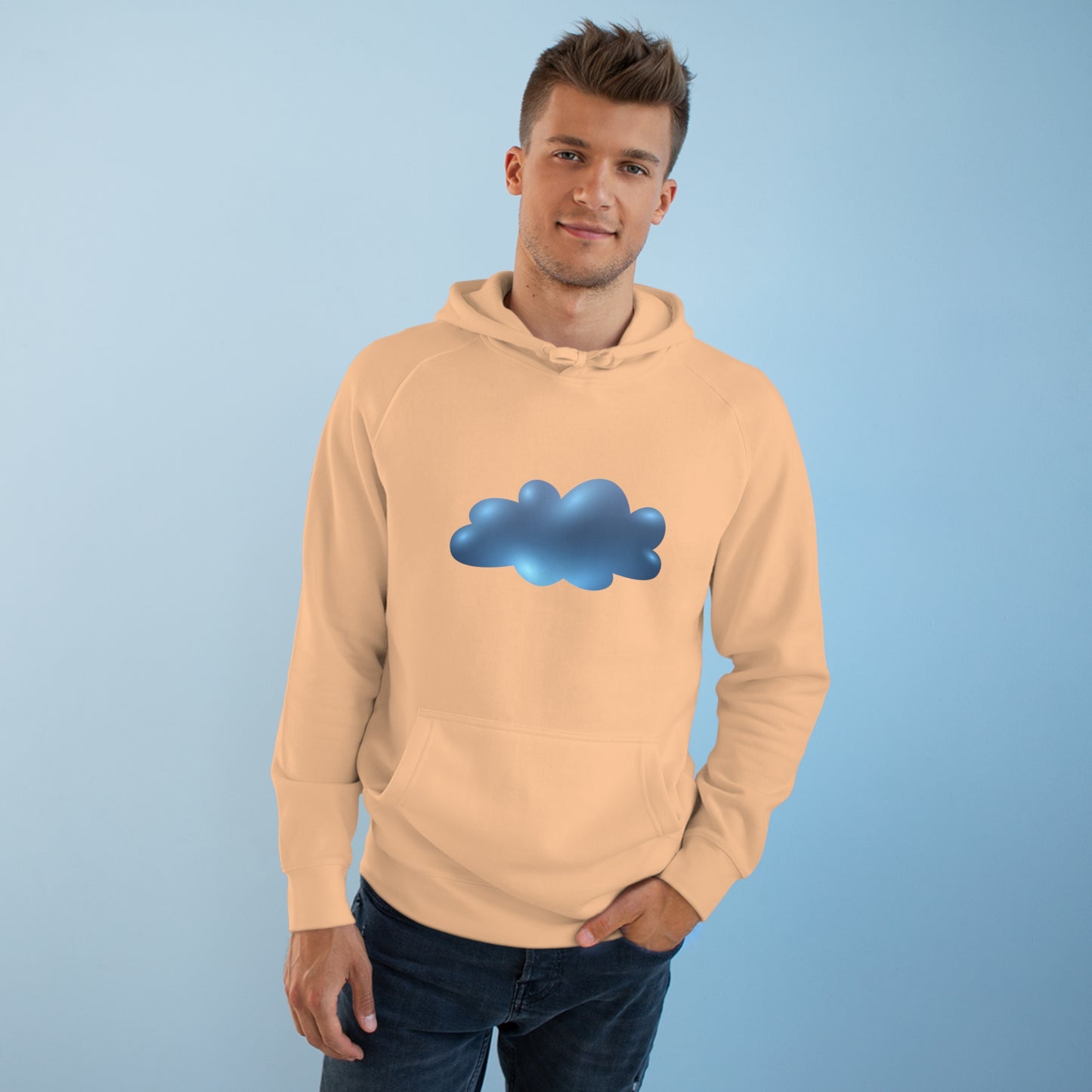 Unisex Hoodie Versatile - Serene Cloudscape