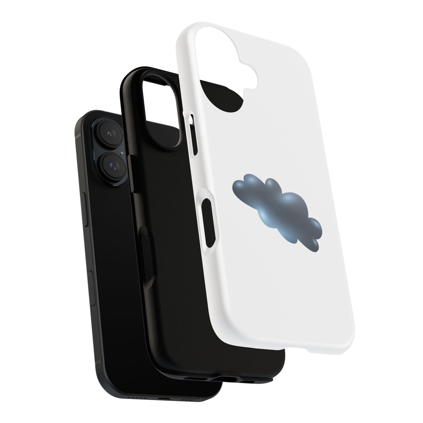 Cloud Design Tough Phone Case - Unique Protection for Stylish Owners