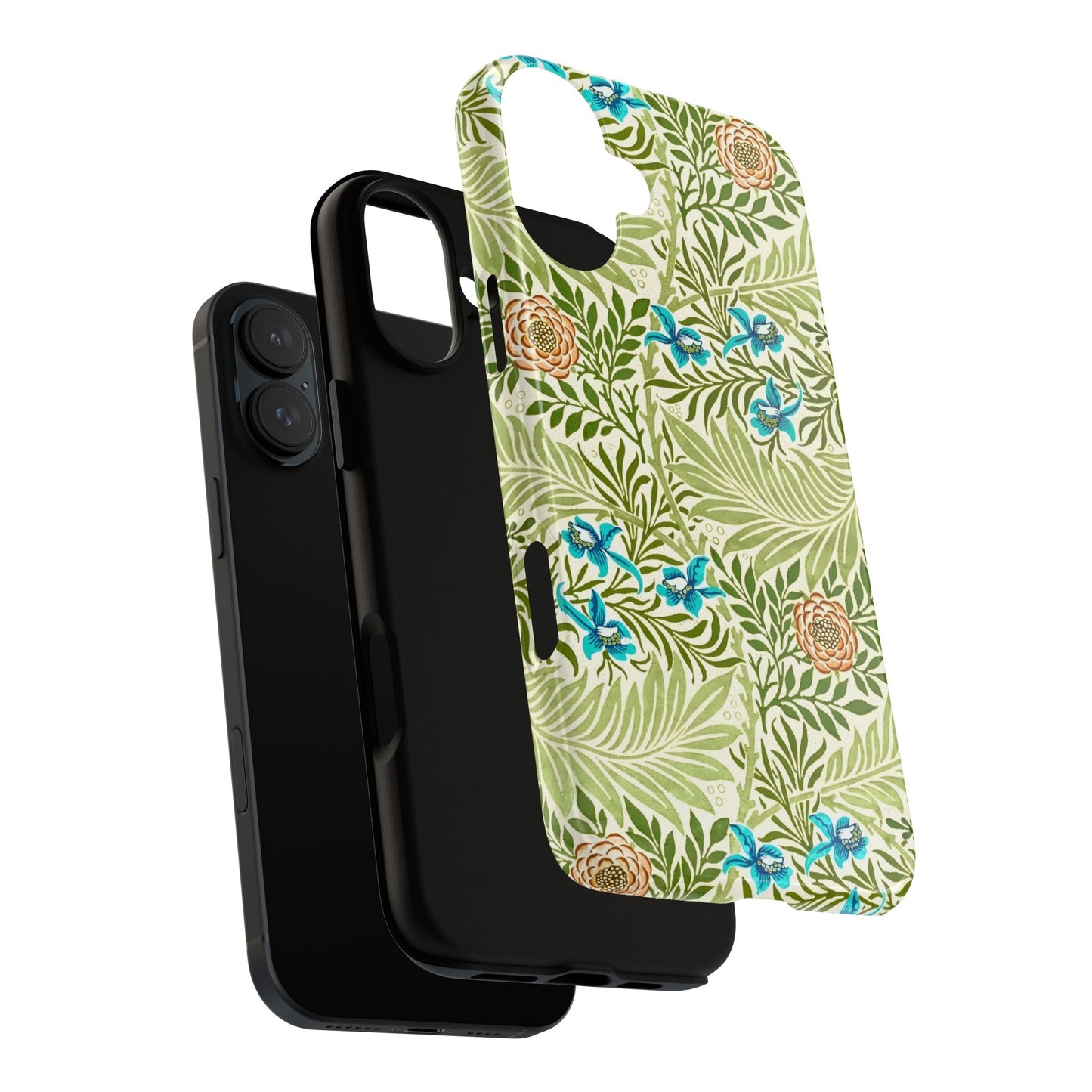 Tough Cases Phone Case, Botanical Print Phone Cover, Floral Smartphone Accessory, Nature-Inspired Tech Gear, Gift for Plant Lovers