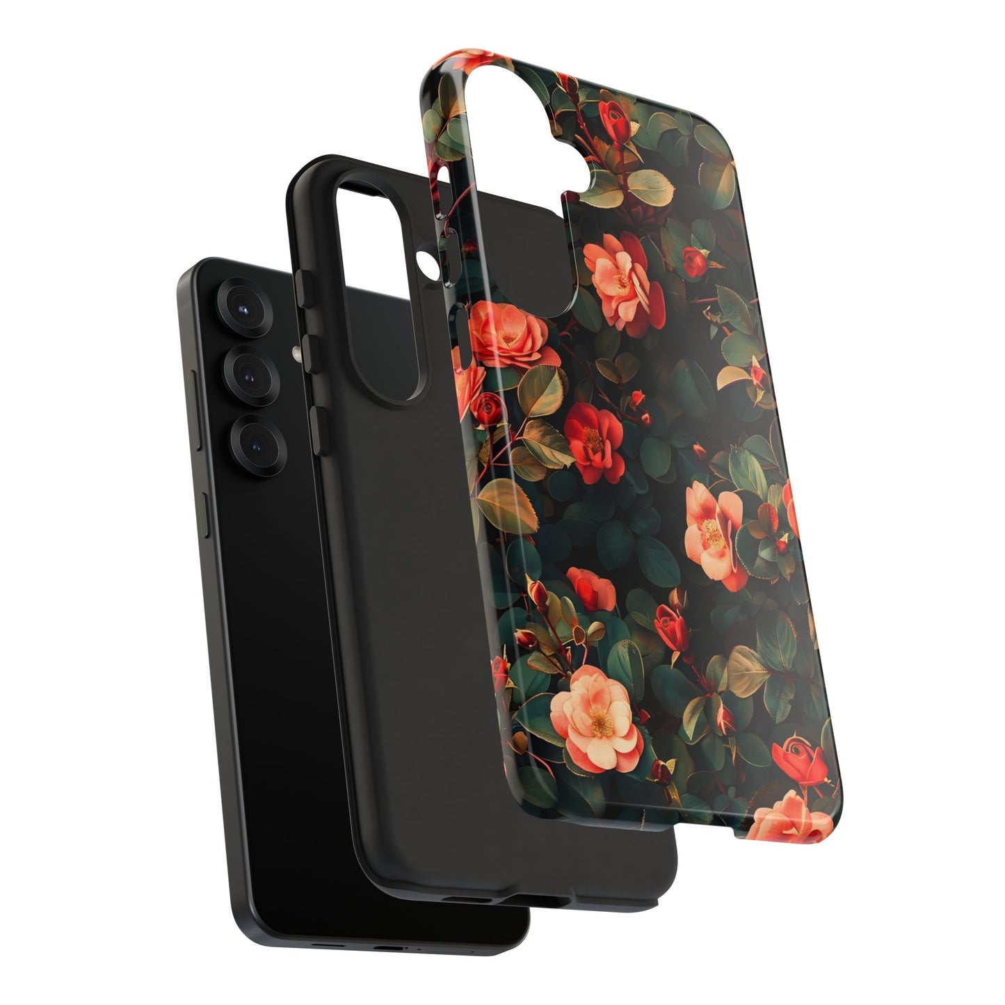 Floral Phone Case - Elegant Floral Design, Tough Protective Case, Perfect Gift for Her, Trendy Phone Accessories, Mother’s Day, Birthday