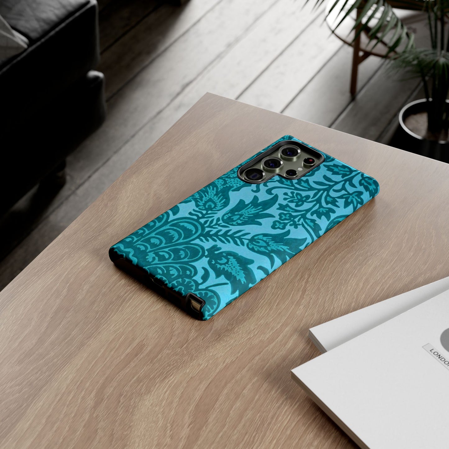 Bohemian Phone Case, Tough Floral Phone Cover, Artistic Phone Protector, Gift for Her, Unique Tech Accessories
