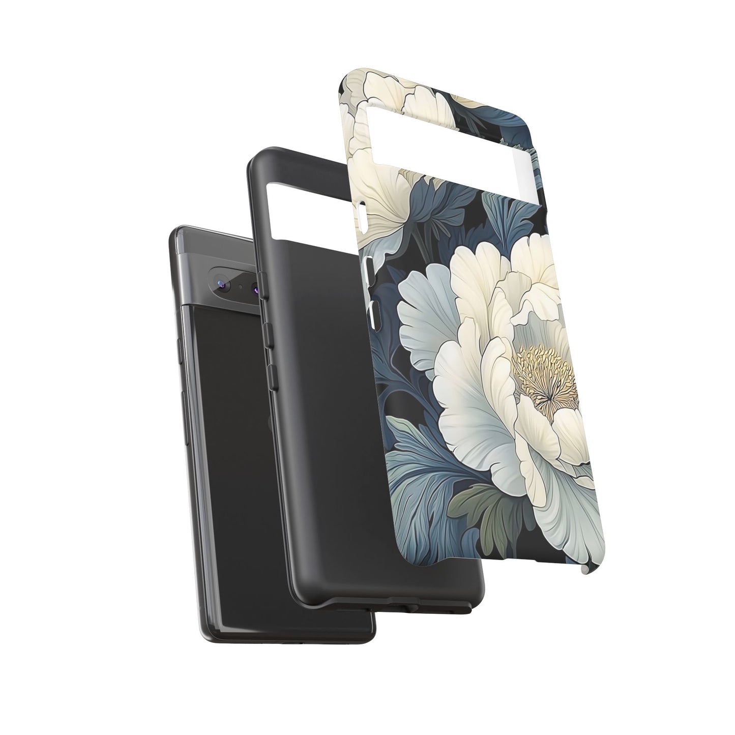 Floral Phone Case - Elegant Tough Cases for Nature Lovers, Stylish Protective Cover for Gifts, Birthdays, Mom's Day, Floral Design