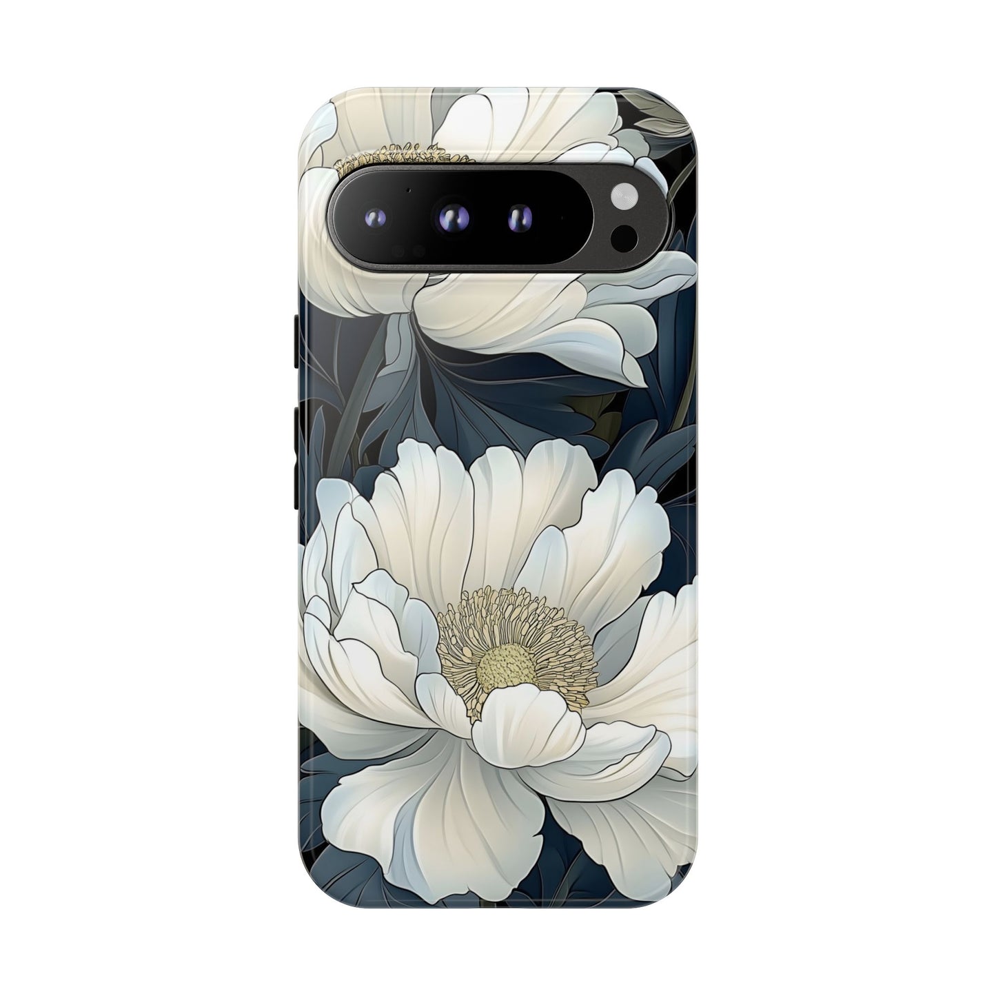 Elegant Floral Phone Case, Floral iPhone Cover, Flower Art Phone Case, Eco-Friendly Mobile Protection, Tough & Stylish Phone Case