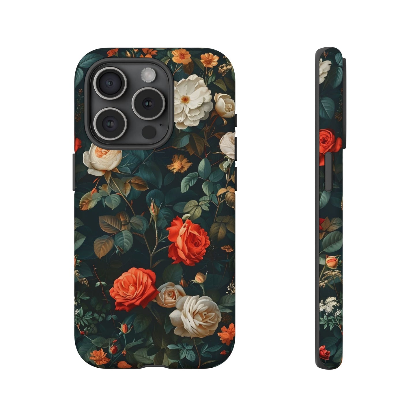 Floral Phone Case | Tough Cases with Elegant Design | Gift for Her, Mother's Day, Birthdays, Personalized, Trendy Tech Accessories