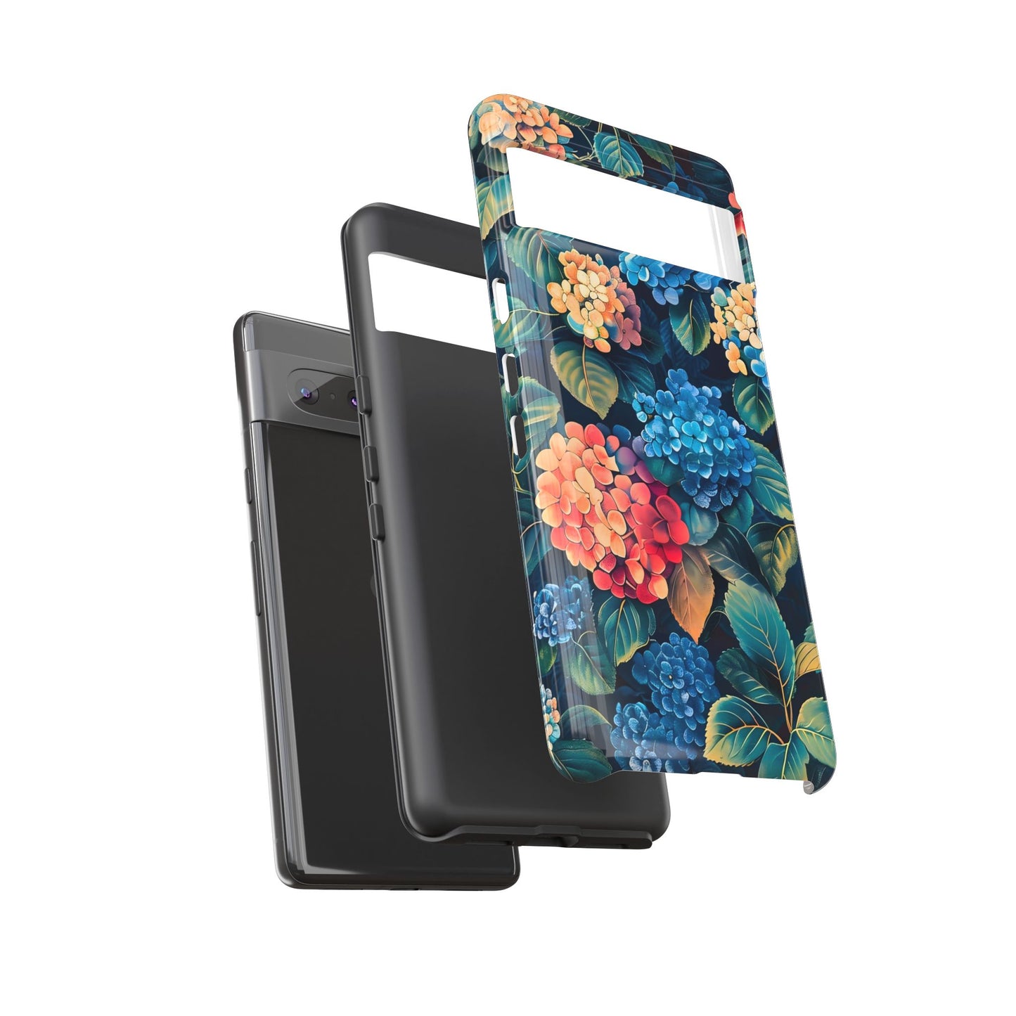 Floral Phone Case, Stylish Tough Case for Gardener Gift, Flower Lover Accessory, Pretty Floral Design, Protective Case