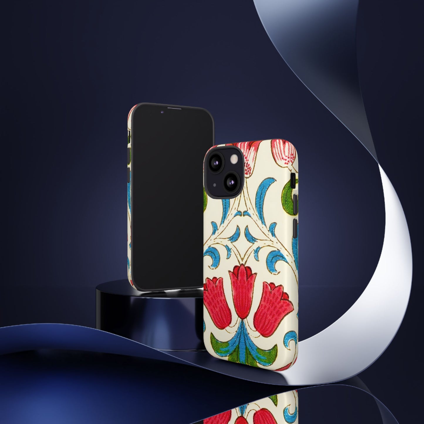 Floral Phone Case - Tough Cases | Stylish Protection, Gift for Her, Boho Phone Cover, Spring Accessory, Cute Tech