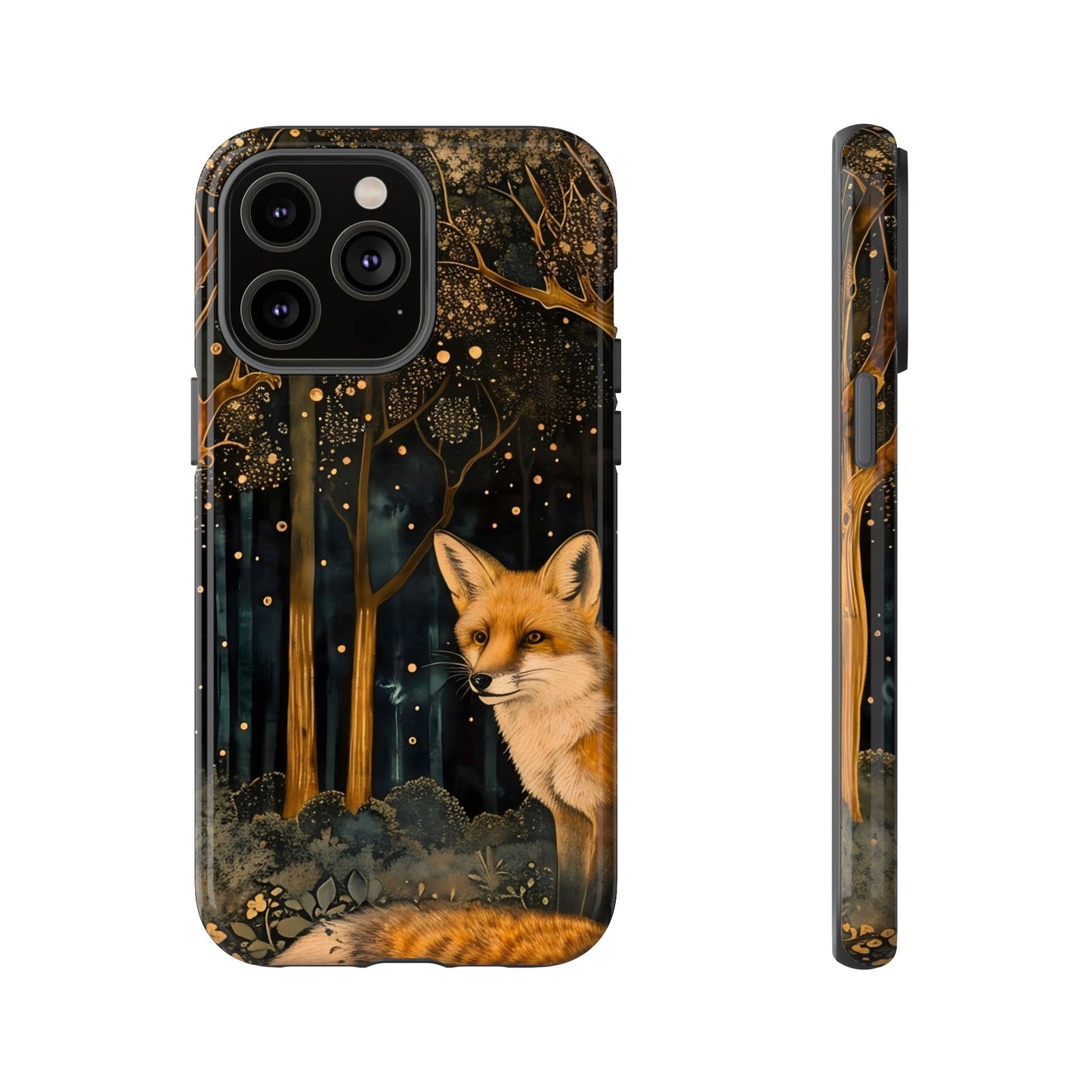 Fox Forest Phone Case, Cool Tough Case for Animal Lovers, Nature Themed Accessory, Unique Gifts for Her, Wildlife Protection