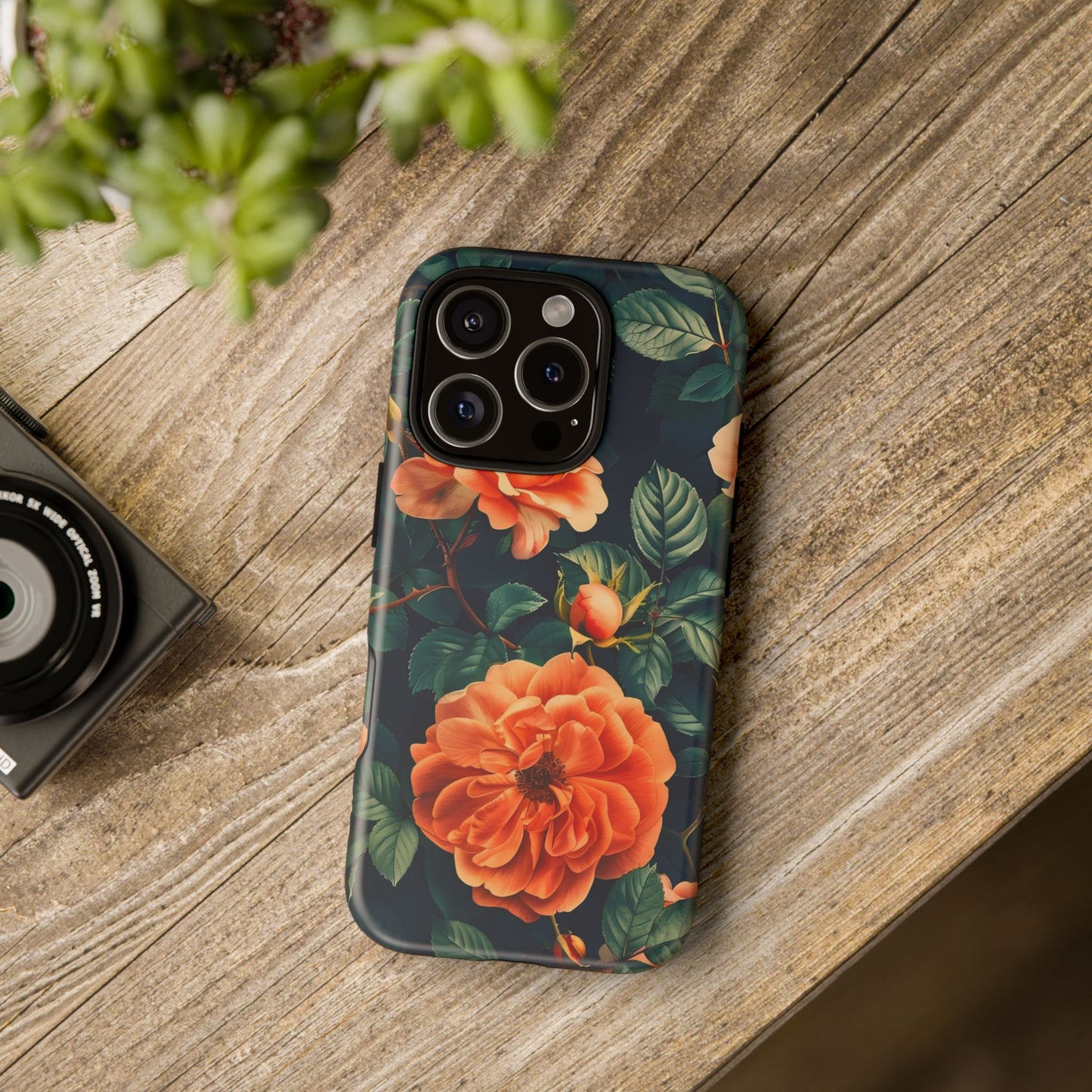 Floral Phone Case, Tough Cases for Nature Lovers, Botanical Design, Phone Protection, Gift for Her, Trending Floral Accessories