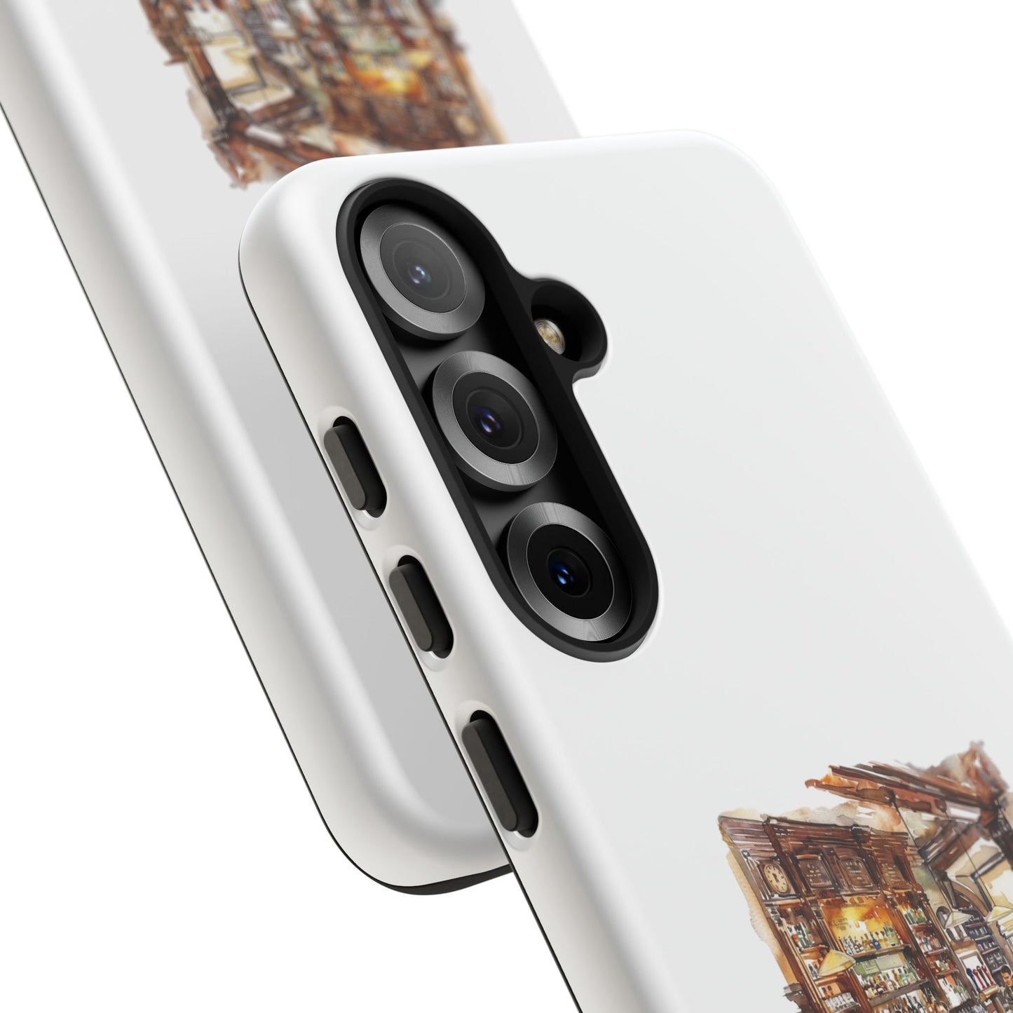Artistic Phone Case - Cozy Bar Scene Design