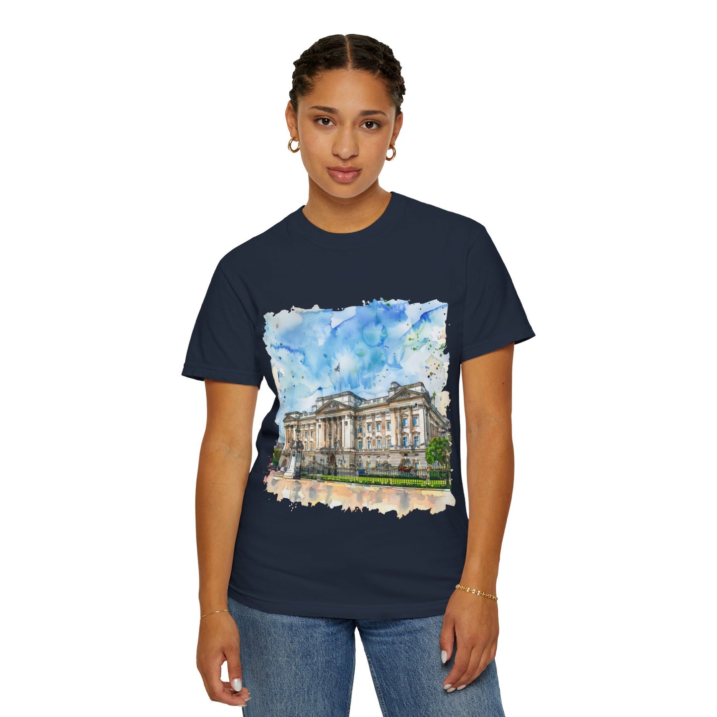 Unisex Garment-Dyed T-shirt - England Aesthetics - Embracing Classic British Charm and Style