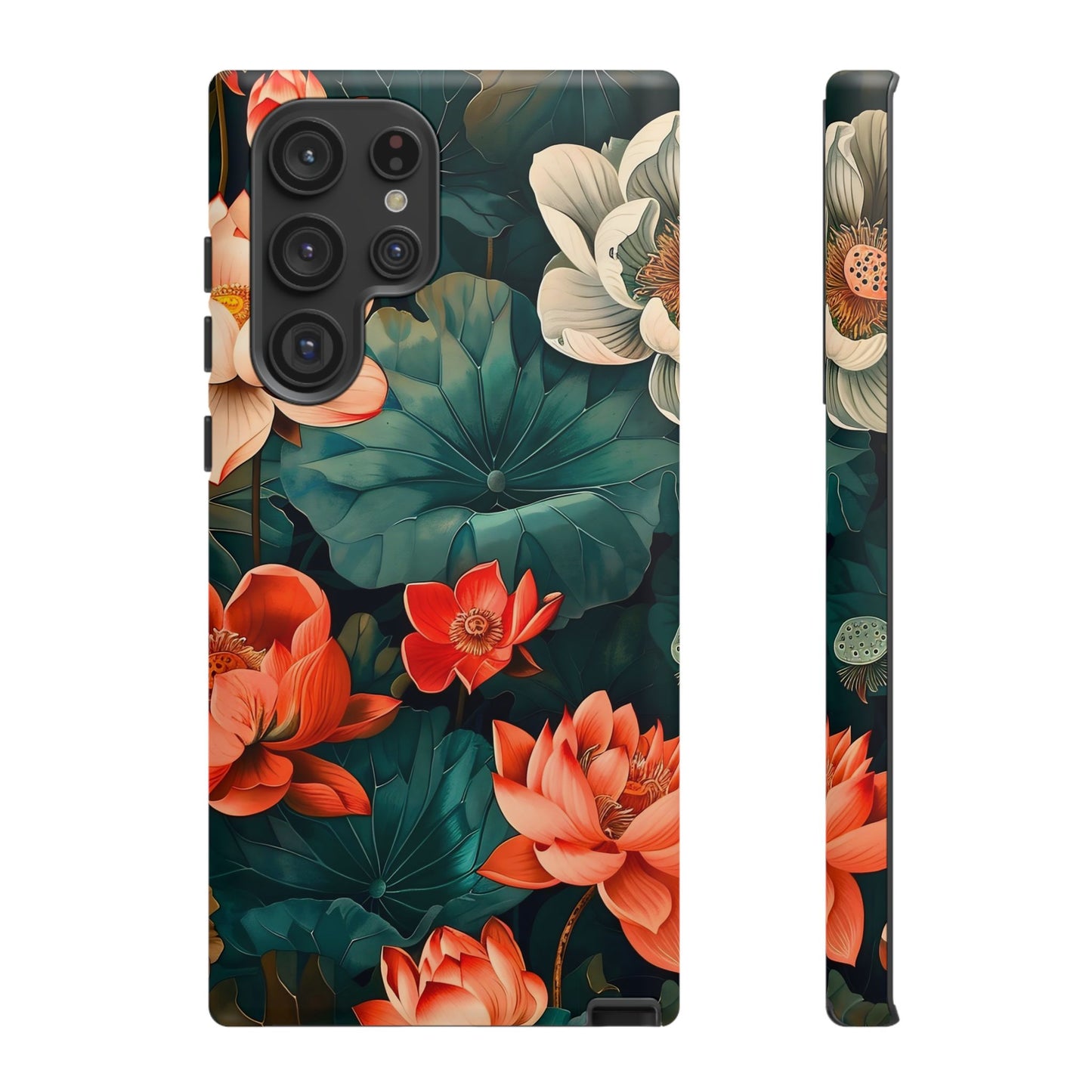 Flower Phone Case, Floral Phone Cover, Tough Case for Floral Lovers, Gift for Her, Stylish Tech Accessories