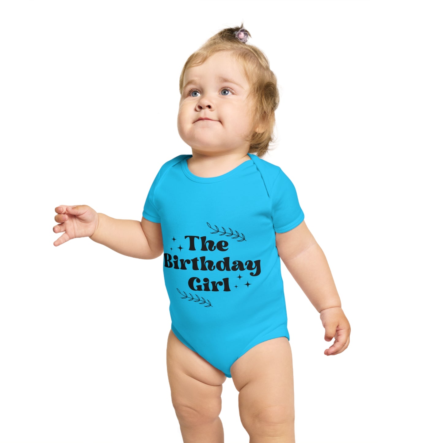 The Birthday Girl Baby Bodysuit - Cute Short Sleeve Infant Outfit for Celebrations