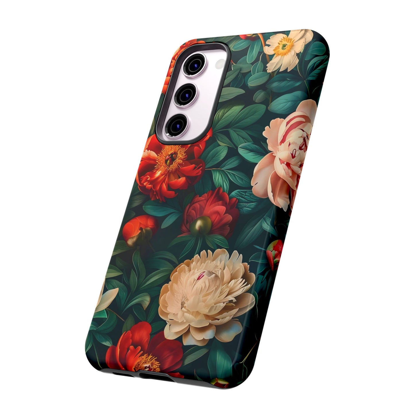 Floral Phone Case - Tough Cases, Vibrant Protection, Gift for Her, Cute Floral Design, Trendy Accessory, Perfect for Spring