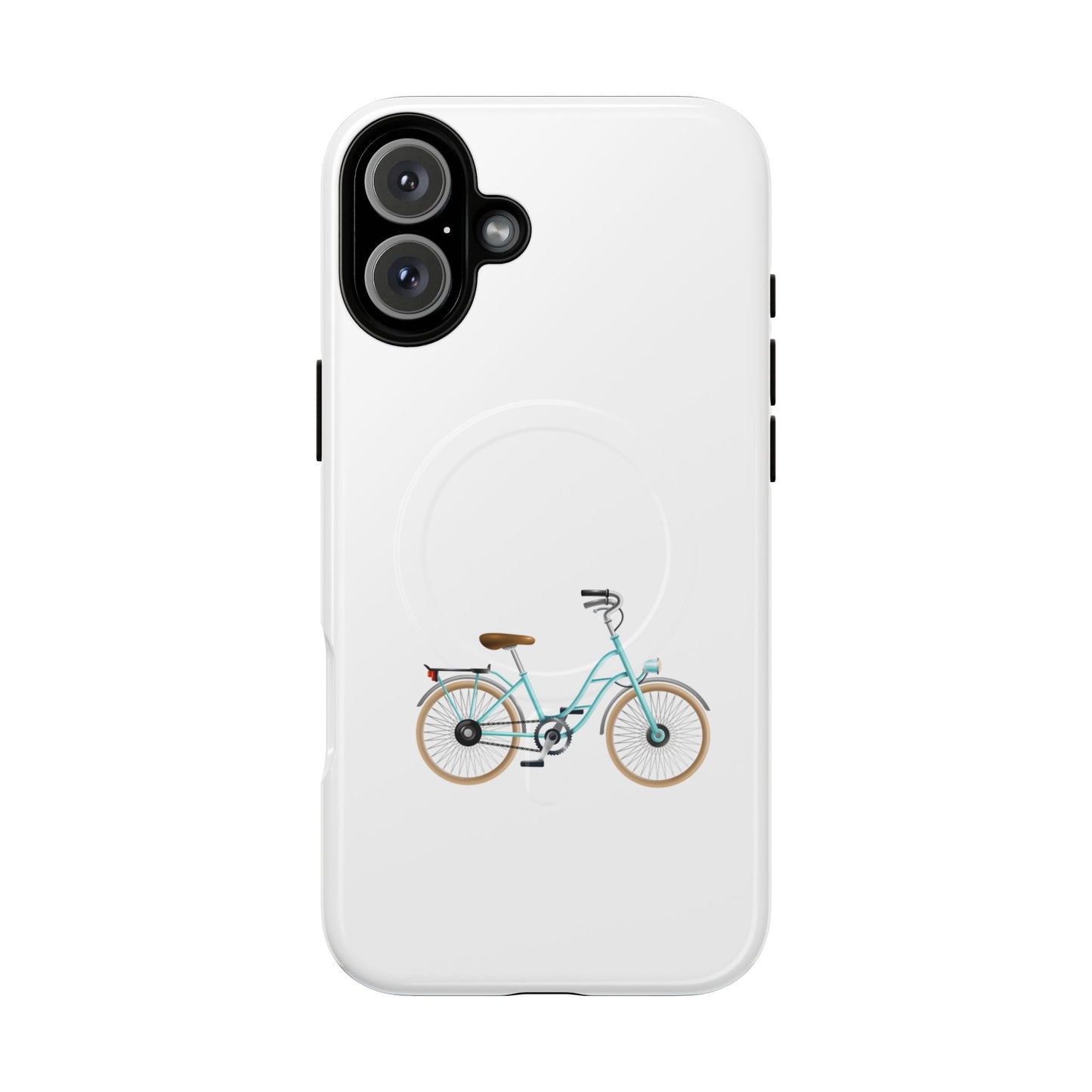 Tough Magnetic Phone Cases, Stylish Bicycle Design, Durable Protection, Perfect Gift for Cyclists, Trendy Tech Accessory