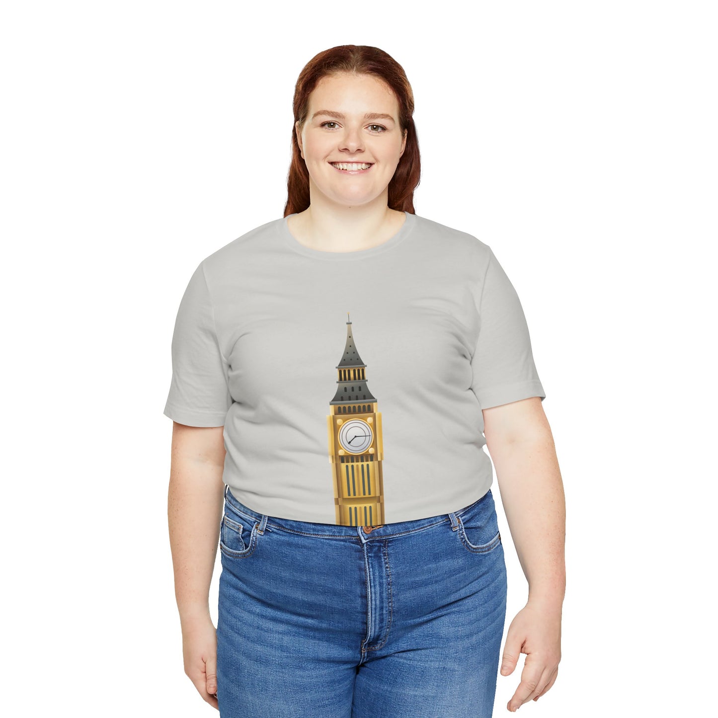 Unisex Jersey Short Sleeve Tee - Iconic Big Ben Clock Tower Design - London Landmark
