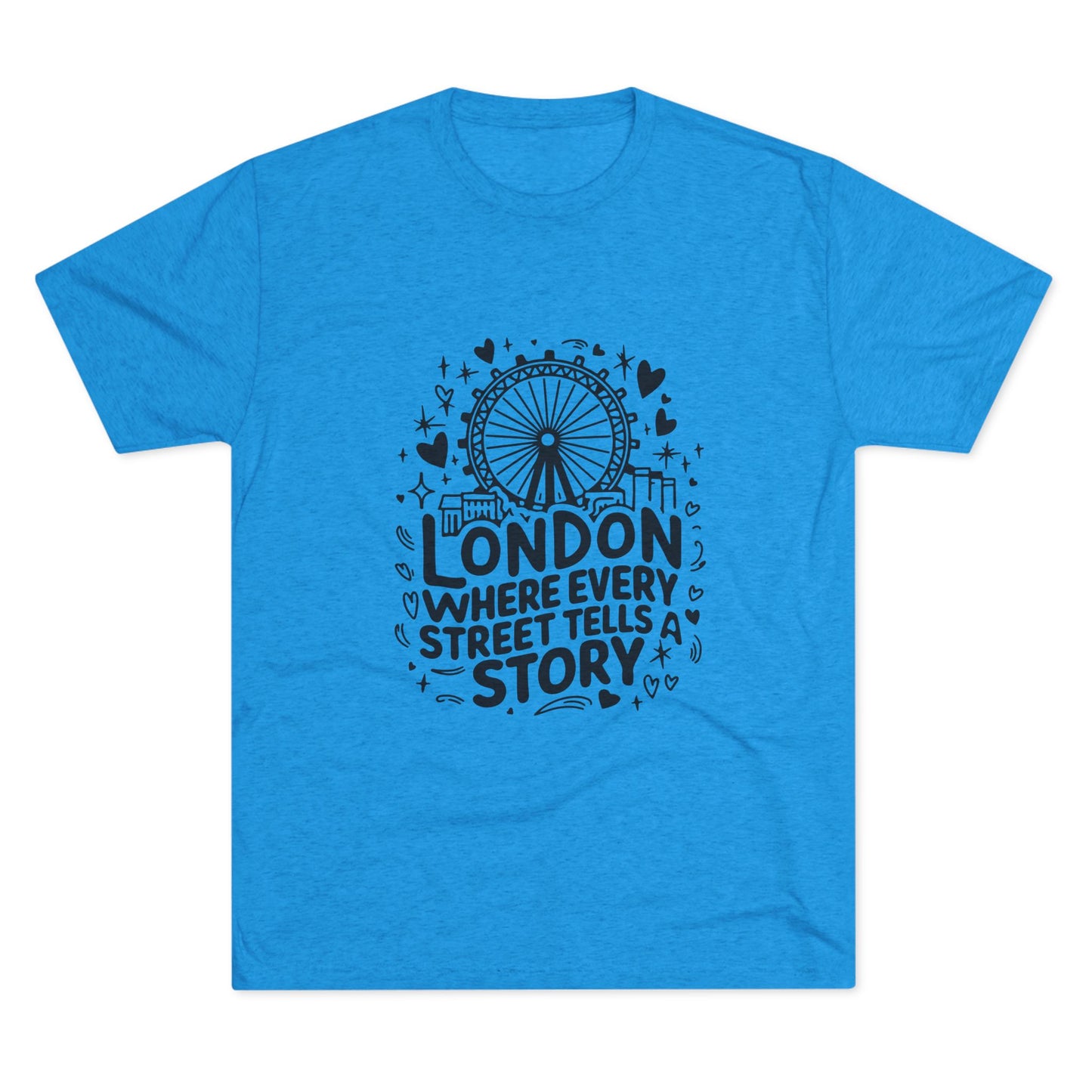 London's Streets Unisex Tri-Blend Crew Tee