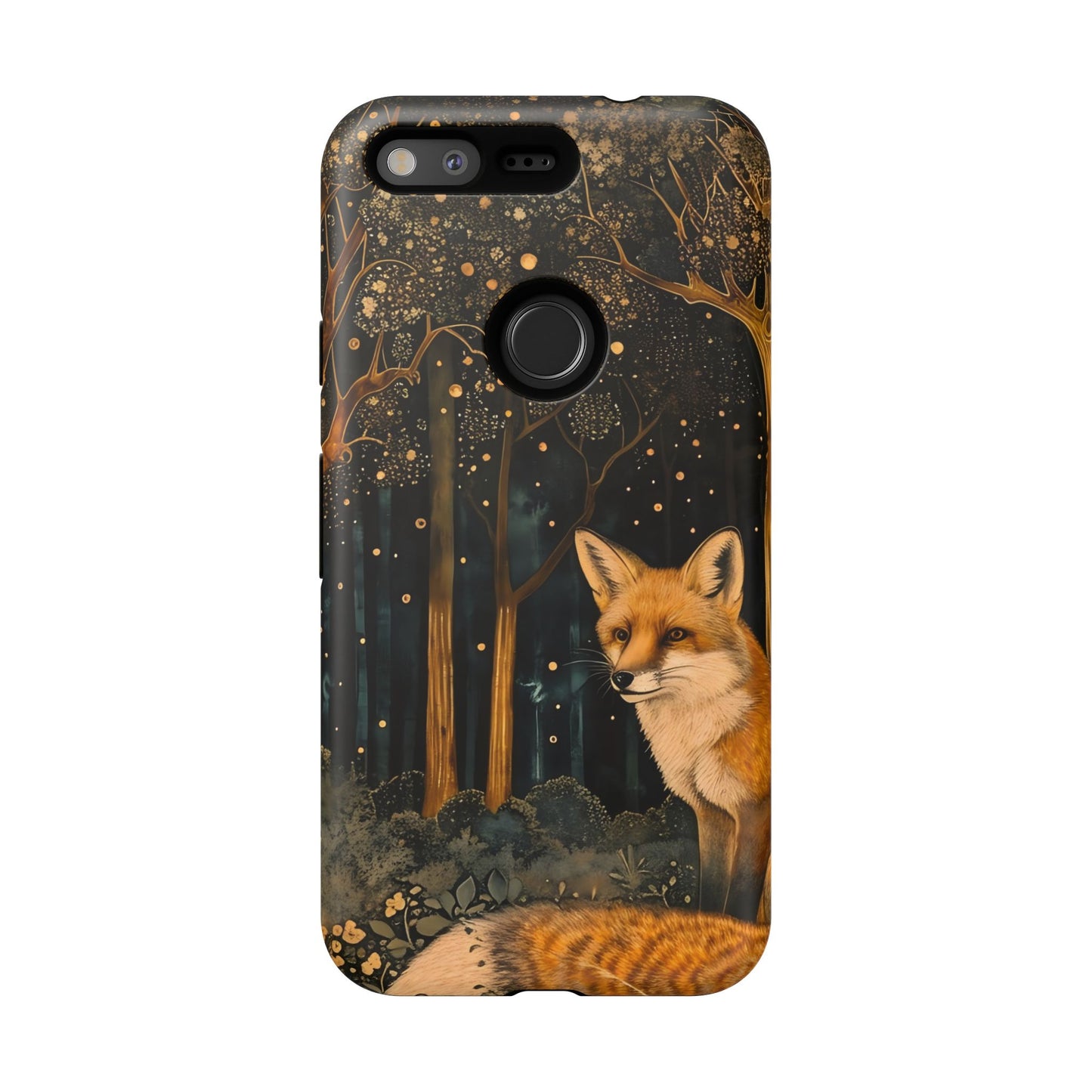 Fox Forest Phone Case, Cool Tough Case for Animal Lovers, Nature Themed Accessory, Unique Gifts for Her, Wildlife Protection