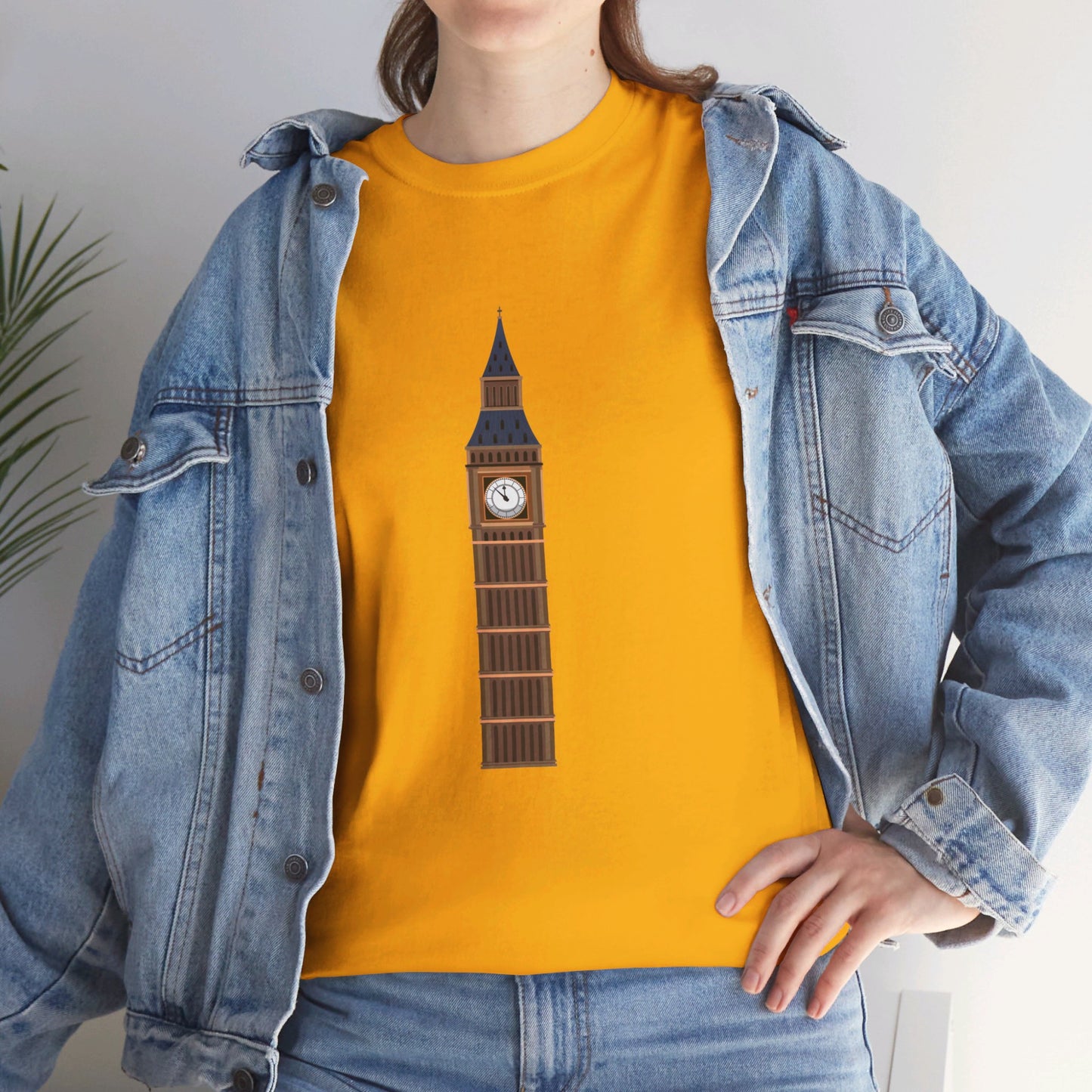 Big Ben - Iconic British Tower and Landmark Classic Unisex Heavy Cotton T-shirt