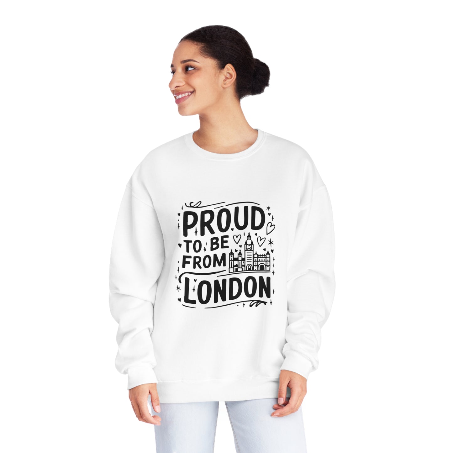 Unisex NuBlend® Crewneck Sweatshirt - Proud to be from London