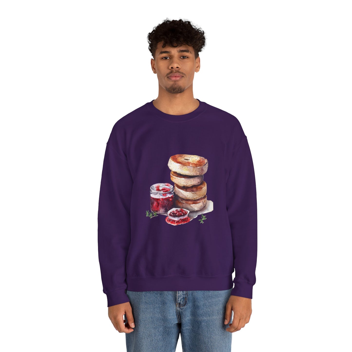 Unisex Heavy Blend™ Crewneck Sweatshirt Classy - Delightful British Food