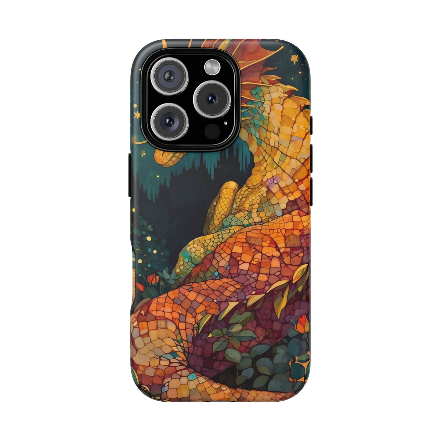 Dragon Art Phone Case, Tough Phone Cover, Fantasy Gift, Unique Mobile Accessory, Dragon Lover Gift, Stylish Protection