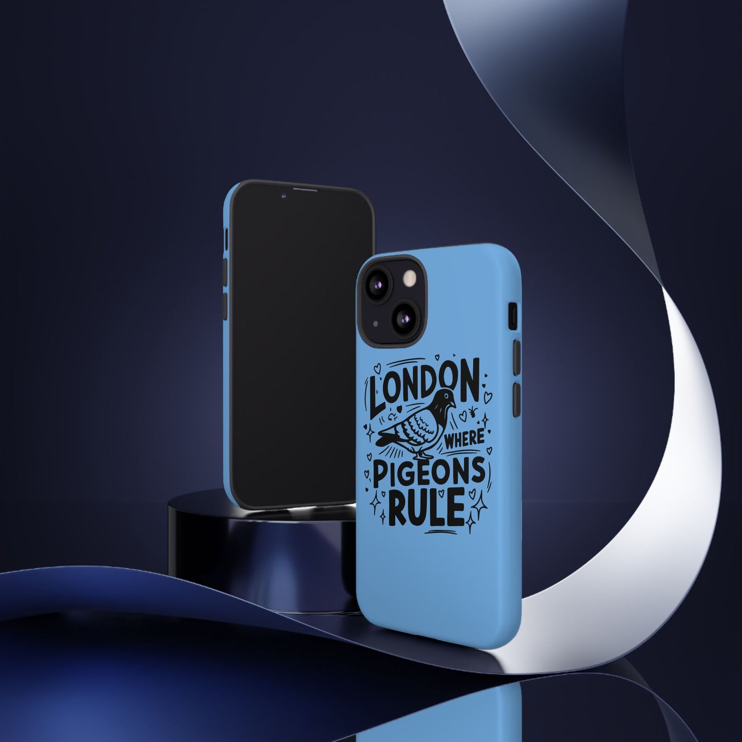London Pigeon Phone Case, Urban Art Accessory, Tough Phone Cover, Gift for Bird Lovers, London Souvenir, Unique Cell Phone Case