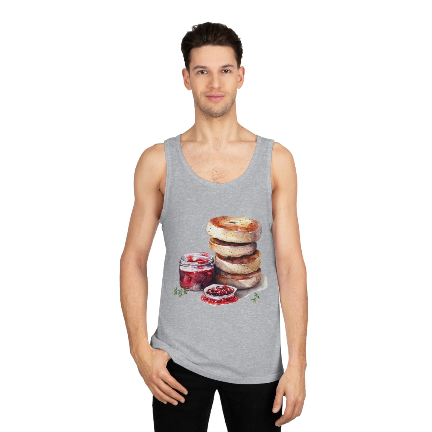 Unisex Softstyle™ Tank Top - Breakfast with British Royal Flair