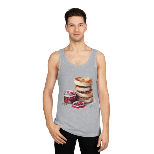 Unisex Softstyle™ Tank Top - Breakfast with British Royal Flair