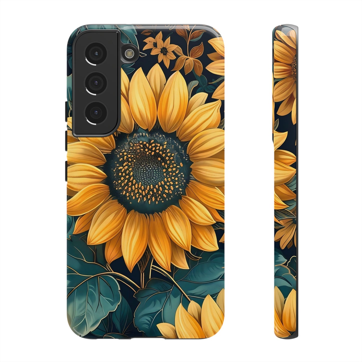 Sunflower Phone Case - Bright Floral Design, Stylish Tough Cover for Sunflower Lovers, Gift for Plant Enthusiasts, Mom Gift, Nature Lovers