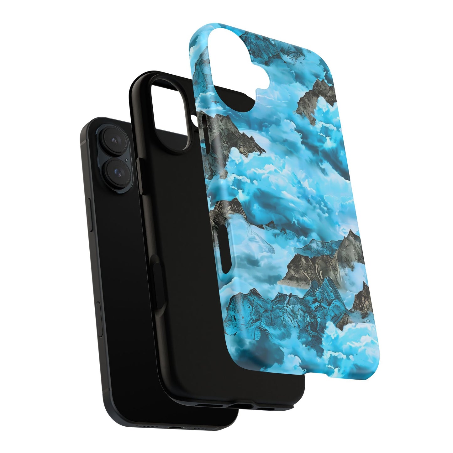 Mountain Wave Phone Case - Adventure Gear, Outdoor Gifts, Stylish Cases, Trendy Accessories, Nature Lovers