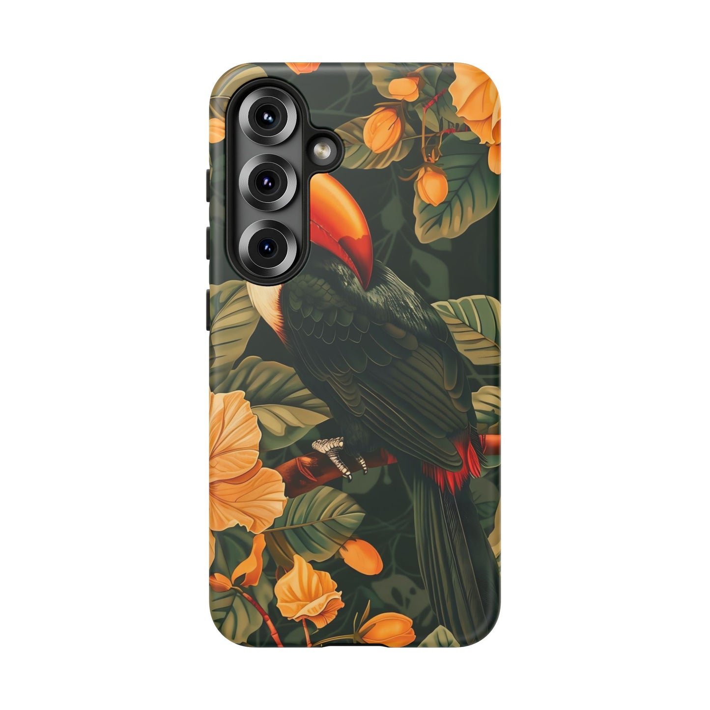 Tropical Toucan Phone Case, Exotic Bird Cover, Nature Lover Gift, Eco-Friendly Design, Customizable Tech Accessory