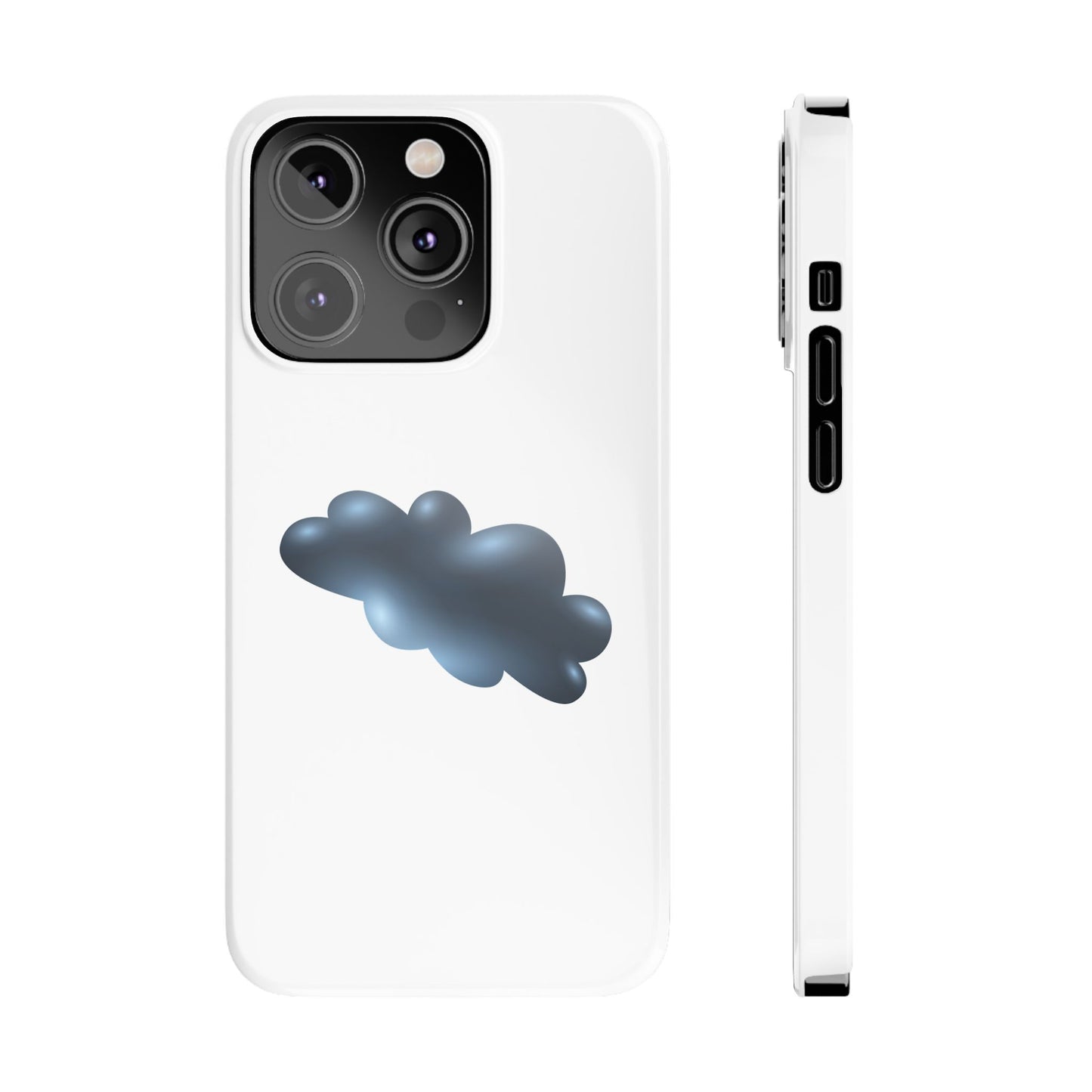 Soft Cloud Slim Phone Cases | Aesthetic Phone Cover, Cute Gift for Teens, Minimalist Design, Trendy Phone Accessories, Cloud Lover