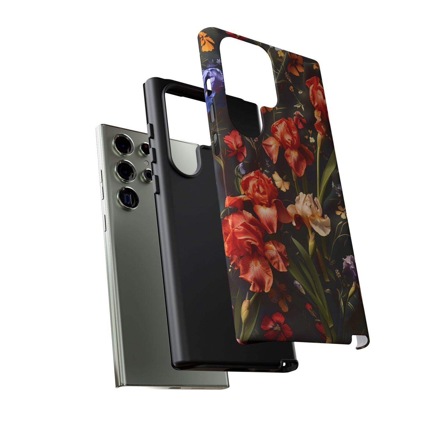 Floral Tough Case for Phone, Durable Protective Phone Cover, Gift for Flower Lovers, Phone Accessories, Spring Vibes