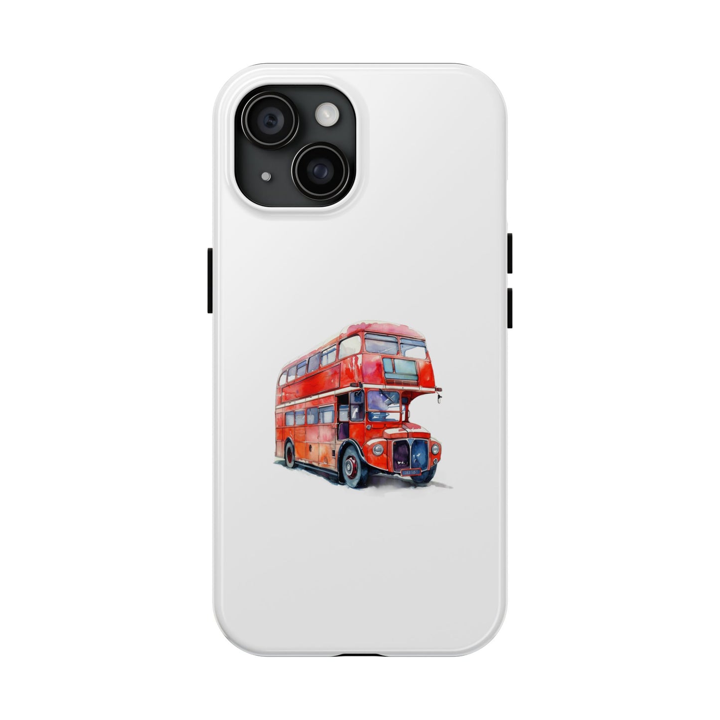 London Bus Tough Phone Case - Stylish Protection for Urban Adventurers