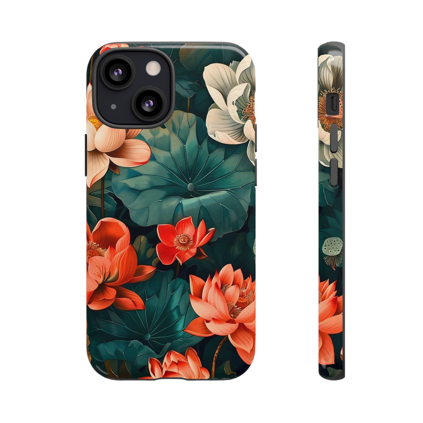 Flower Phone Case, Floral Phone Cover, Tough Case for Floral Lovers, Gift for Her, Stylish Tech Accessories
