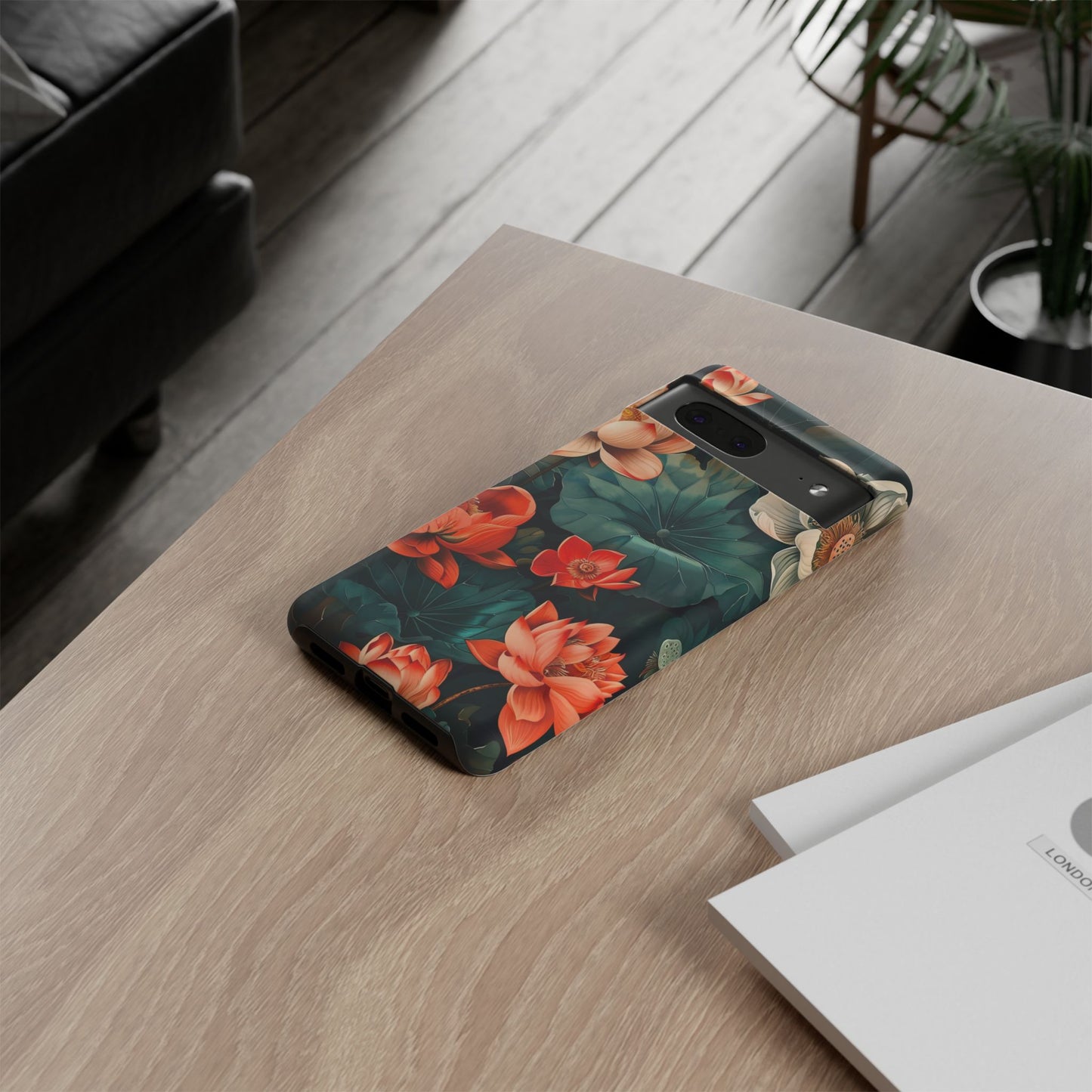Flower Phone Case, Floral Phone Cover, Tough Case for Floral Lovers, Gift for Her, Stylish Tech Accessories