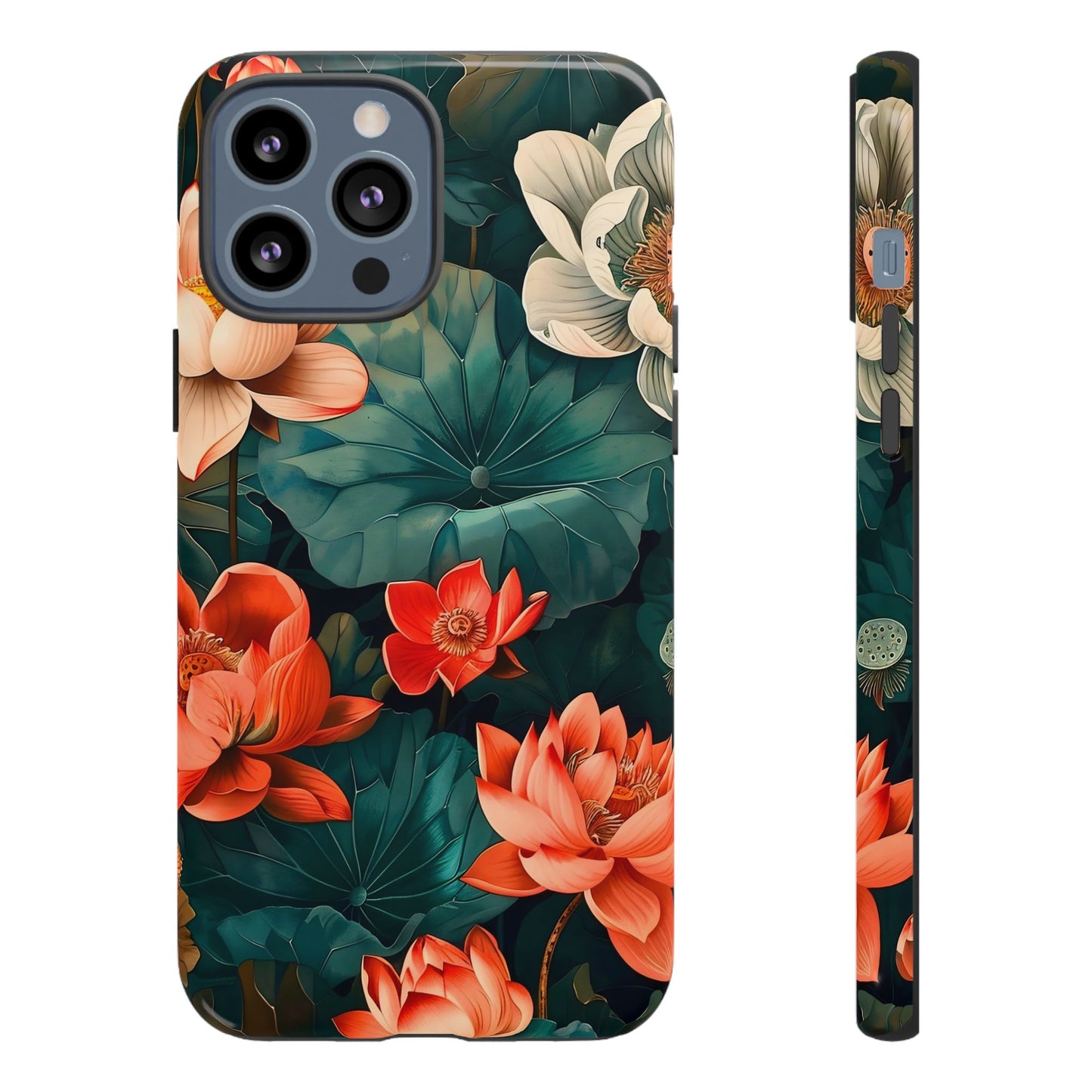 Flower Phone Case, Floral Phone Cover, Tough Case for Floral Lovers, Gift for Her, Stylish Tech Accessories