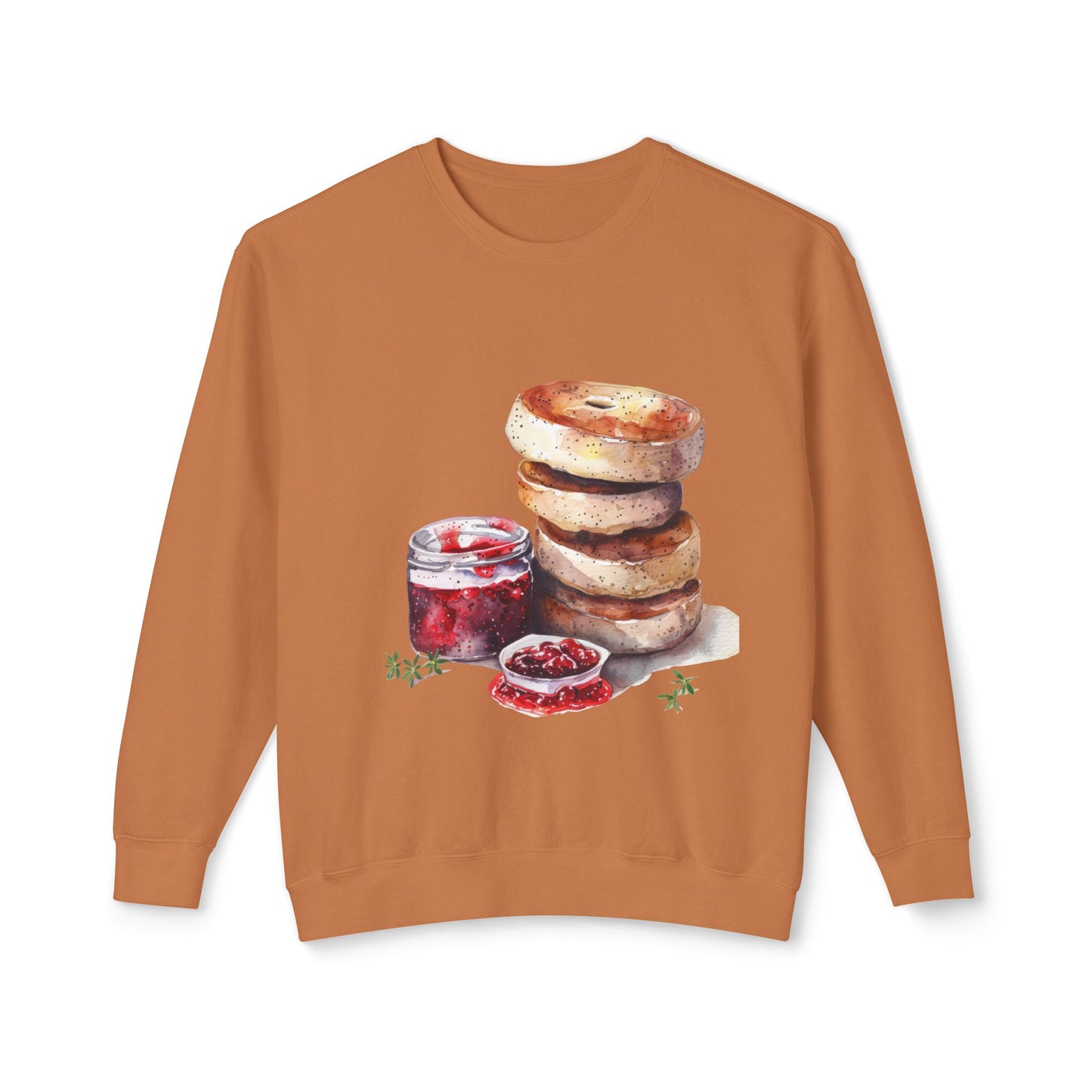 Unisex Lightweight Crewneck Sweatshirt - British Delightful Royal Food