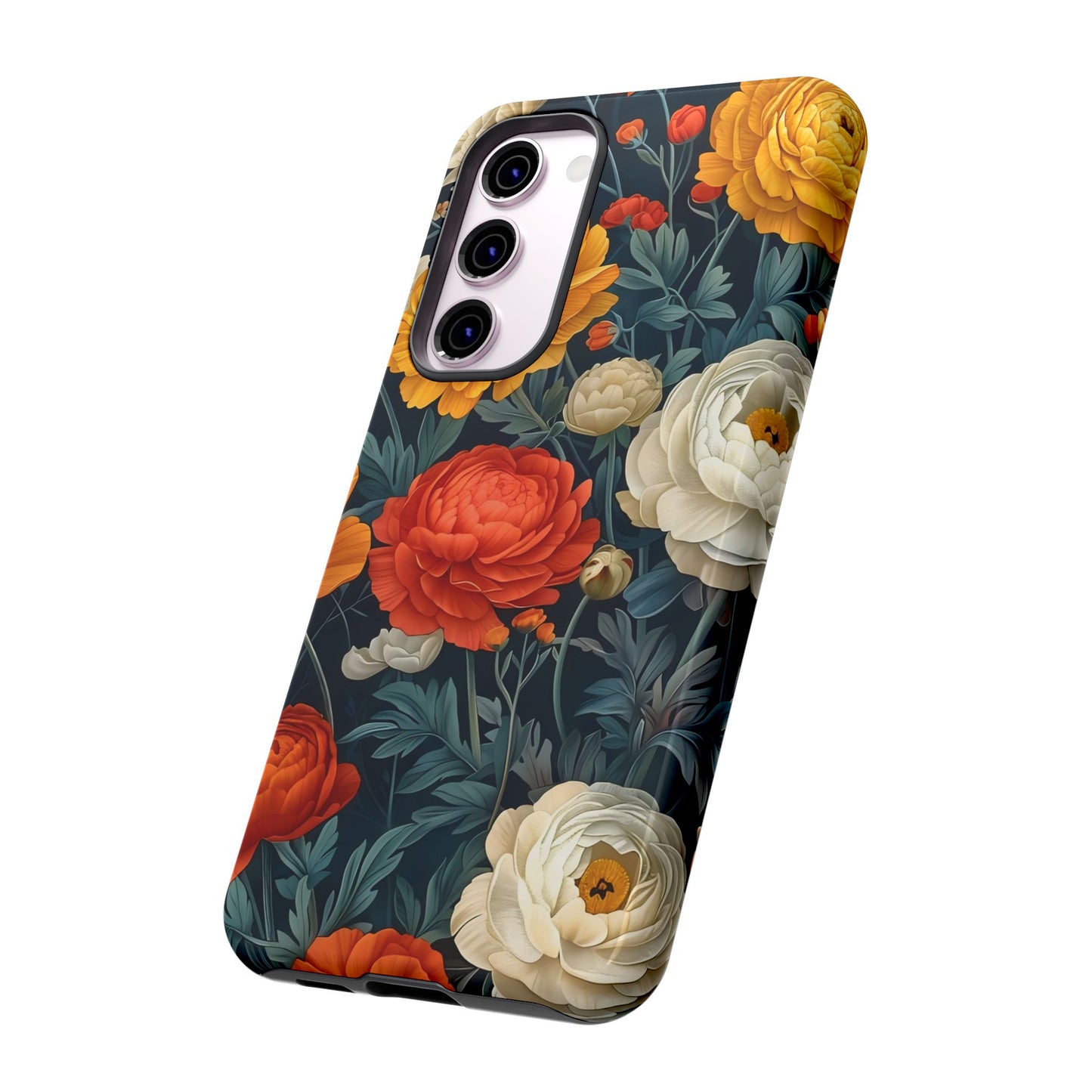 Floral Tough Case for Phones | Durable Floral Phone Cover, Boho Chic, Unique Gift for Her, Phone Protection, Flower Design