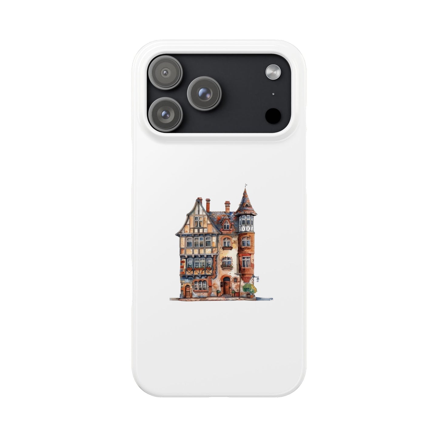 Charming House Design Slim Phone Cases - Perfect for Home Decor Lovers, Gifts, Phone Accessories, Unique, Personalized