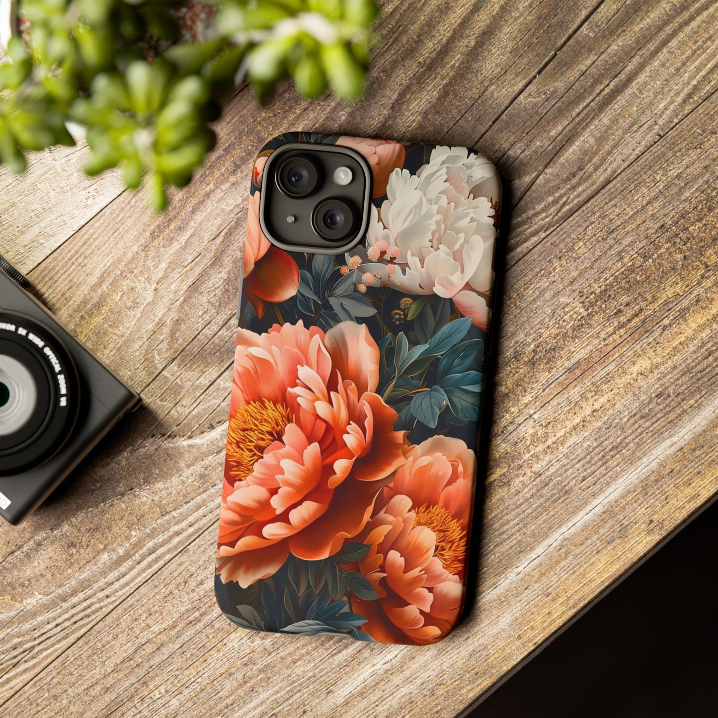 Floral Phone Case - Tough Cases, Durable Cover, Flower Design, Unique Gift, Phone Accessories